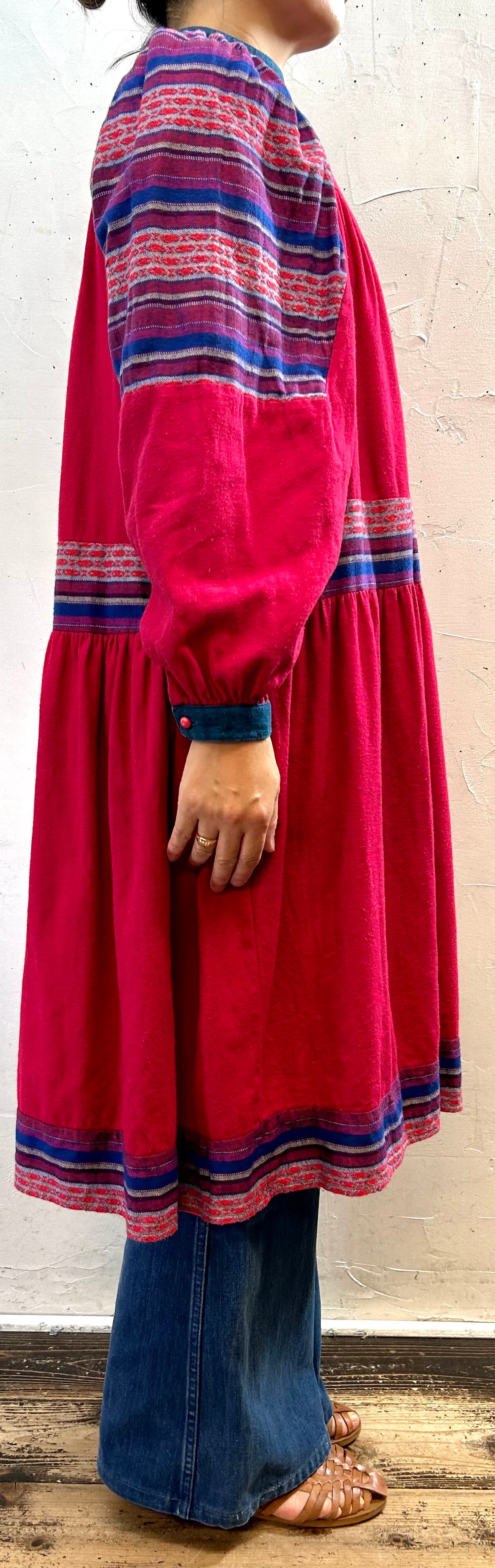 Vintage Dress MADE IN FRANCE 〜ANASTASIA〜 [I28364]