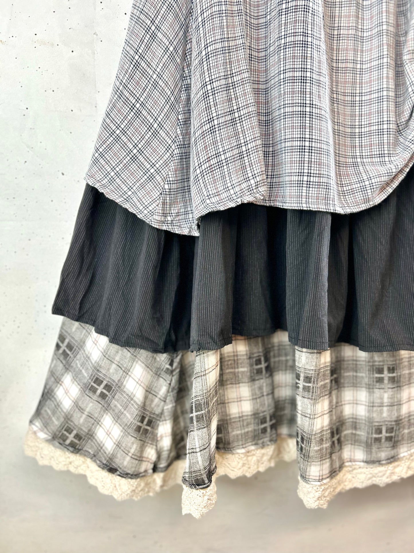 Vintage Tiered Skirt [F30529]