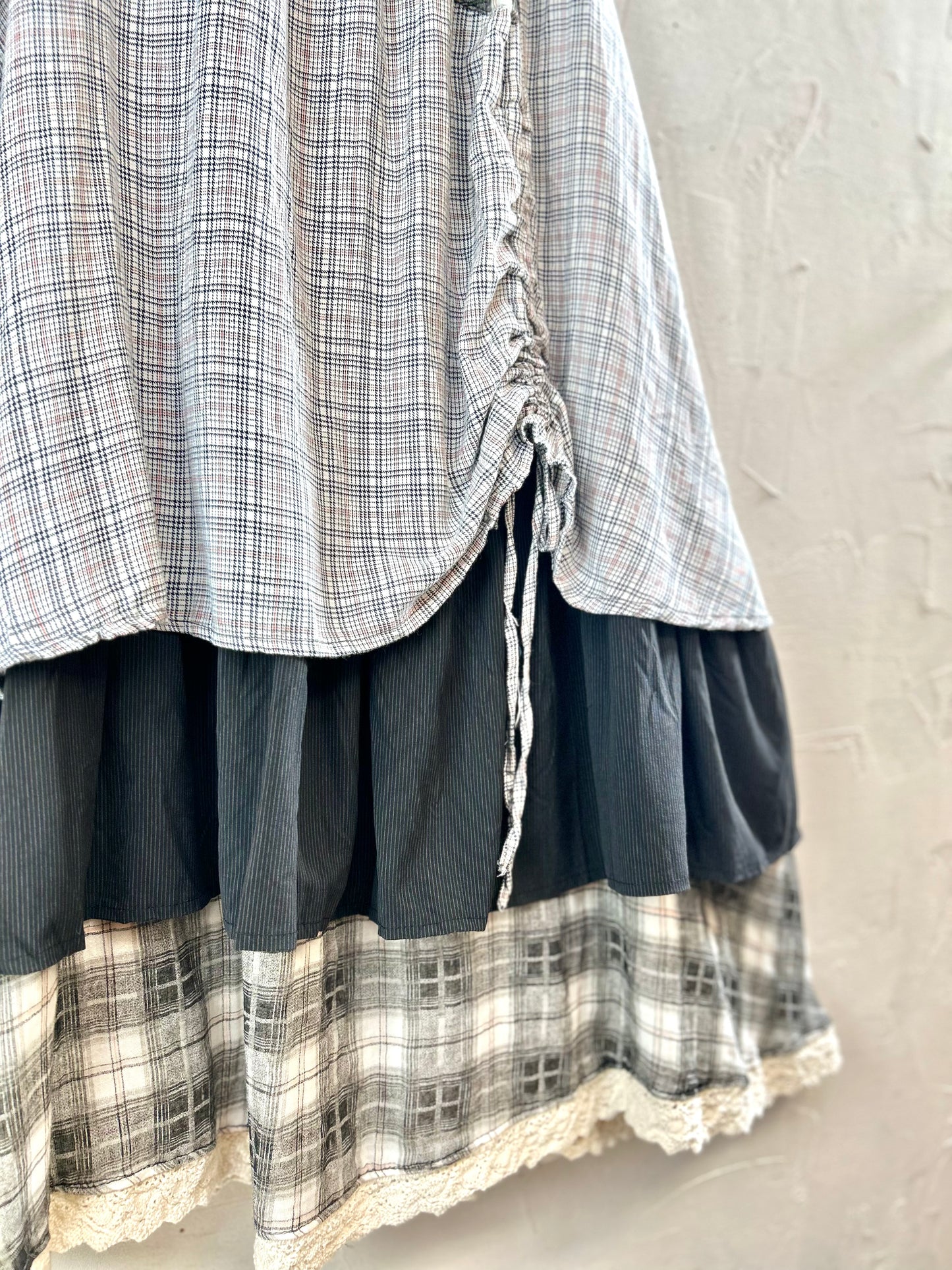 Vintage Tiered Skirt [F30529]