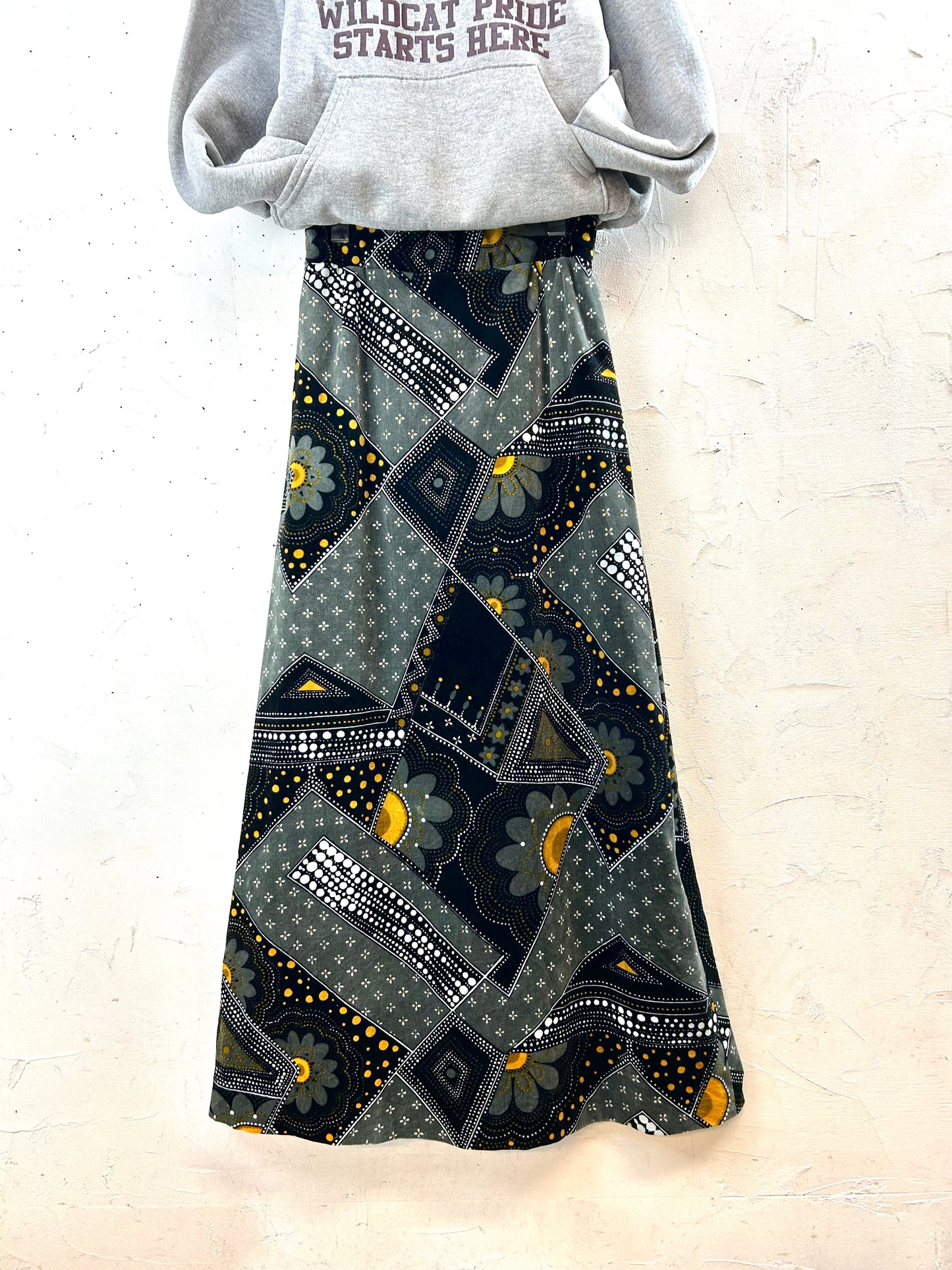 Vintage velours Skirt [J28791]