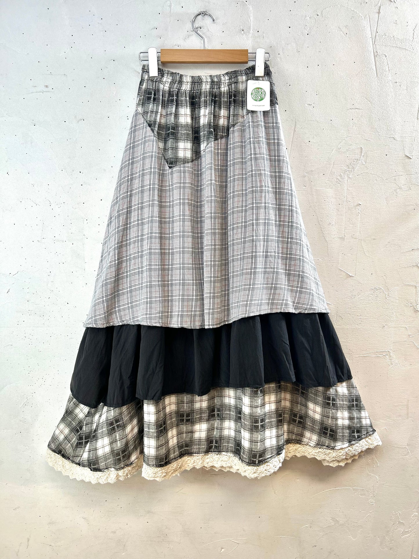 Vintage Tiered Skirt [F30529]