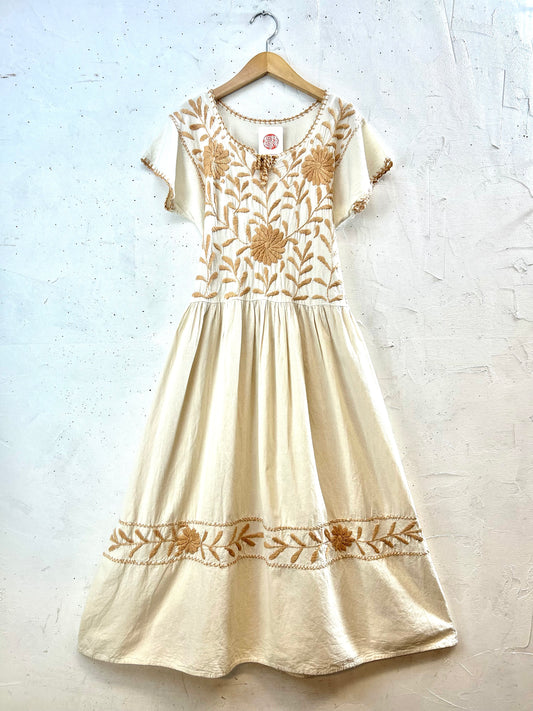 Mexican Embroiled Dress [E30318]