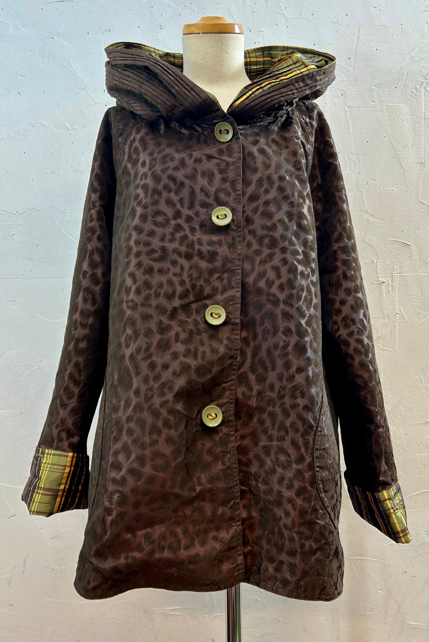 Vintage Reversible Light Coat [J28576]