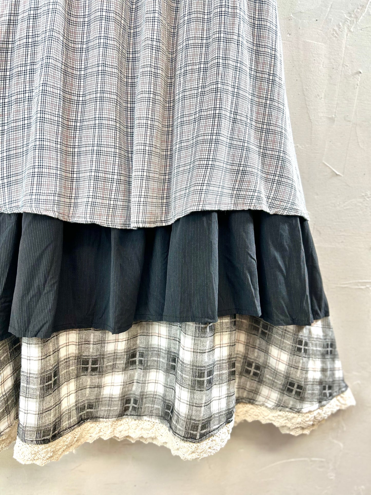Vintage Tiered Skirt [F30529]