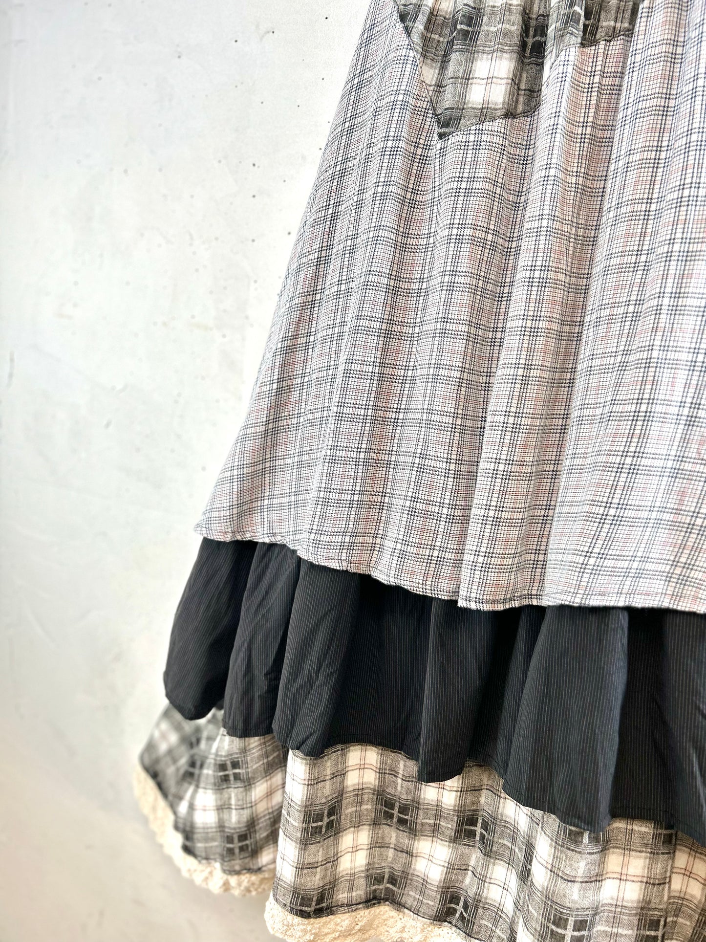 Vintage Tiered Skirt [F30529]