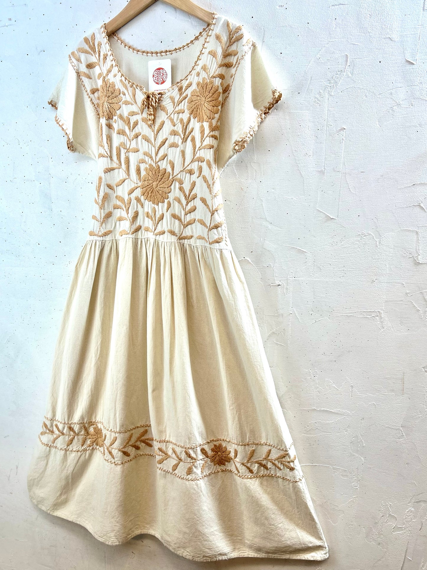 Mexican Embroiled Dress [E30318]
