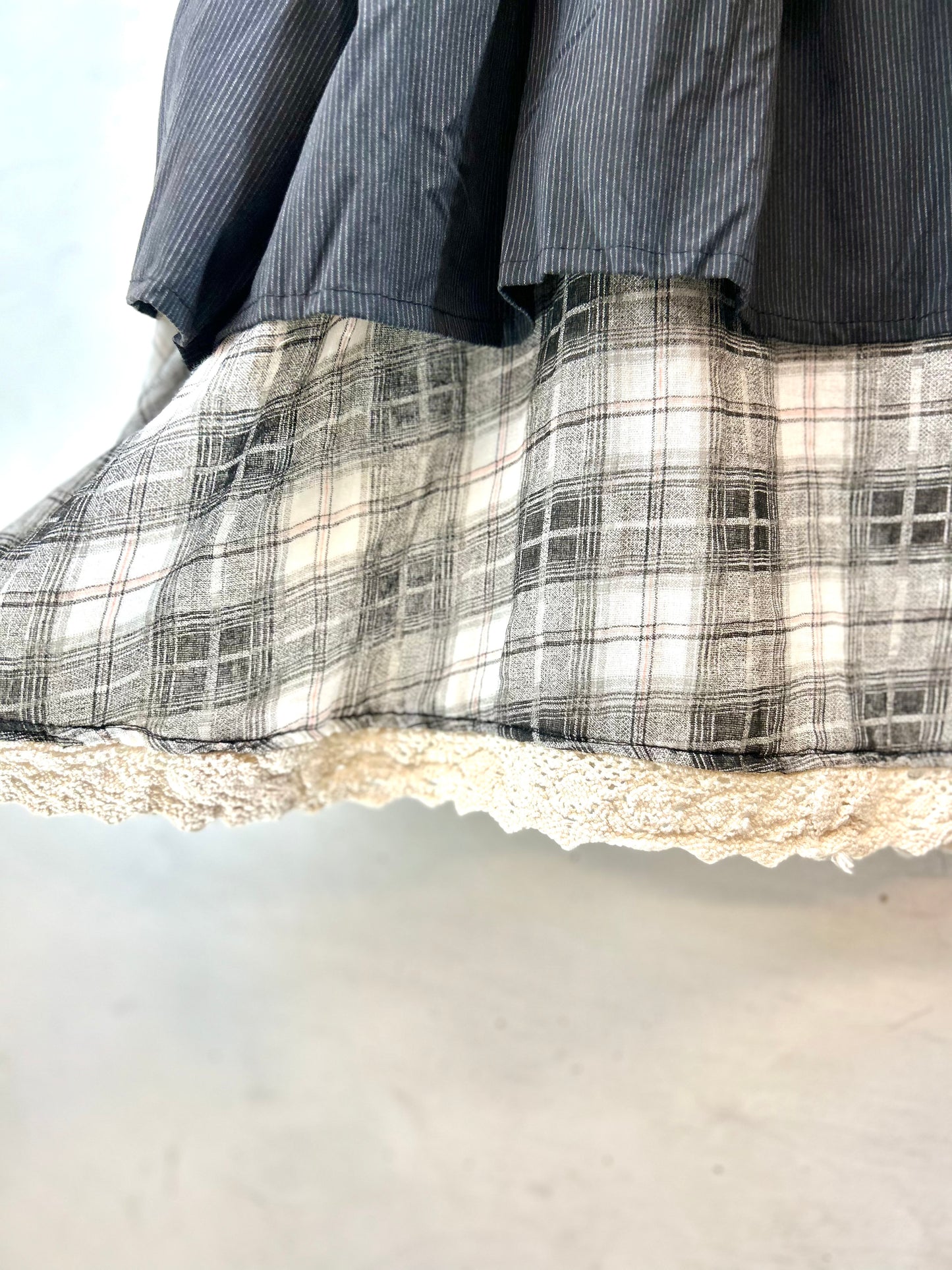Vintage Tiered Skirt [F30529]