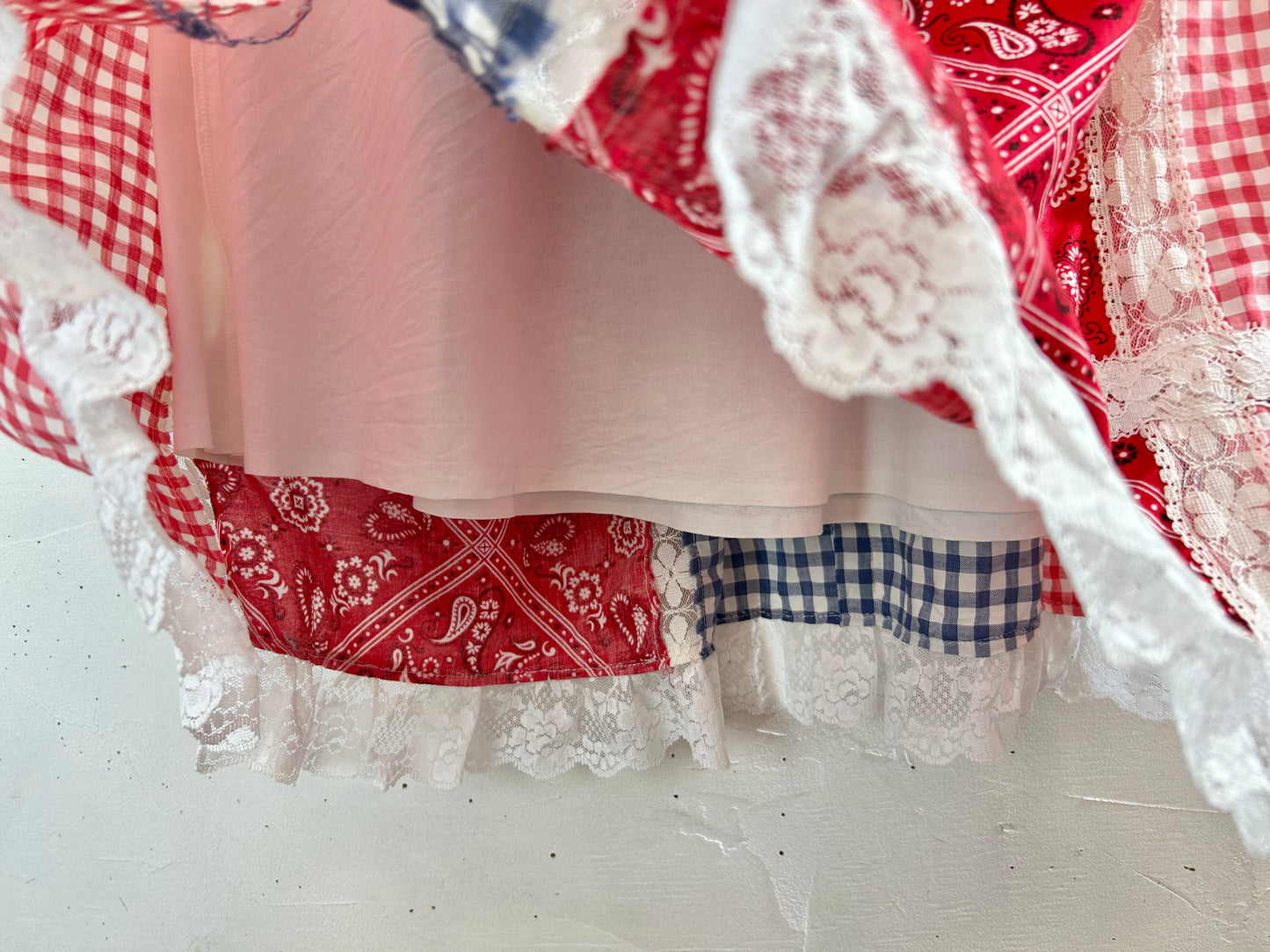 Vintage Patchwork Skirt [D29905]