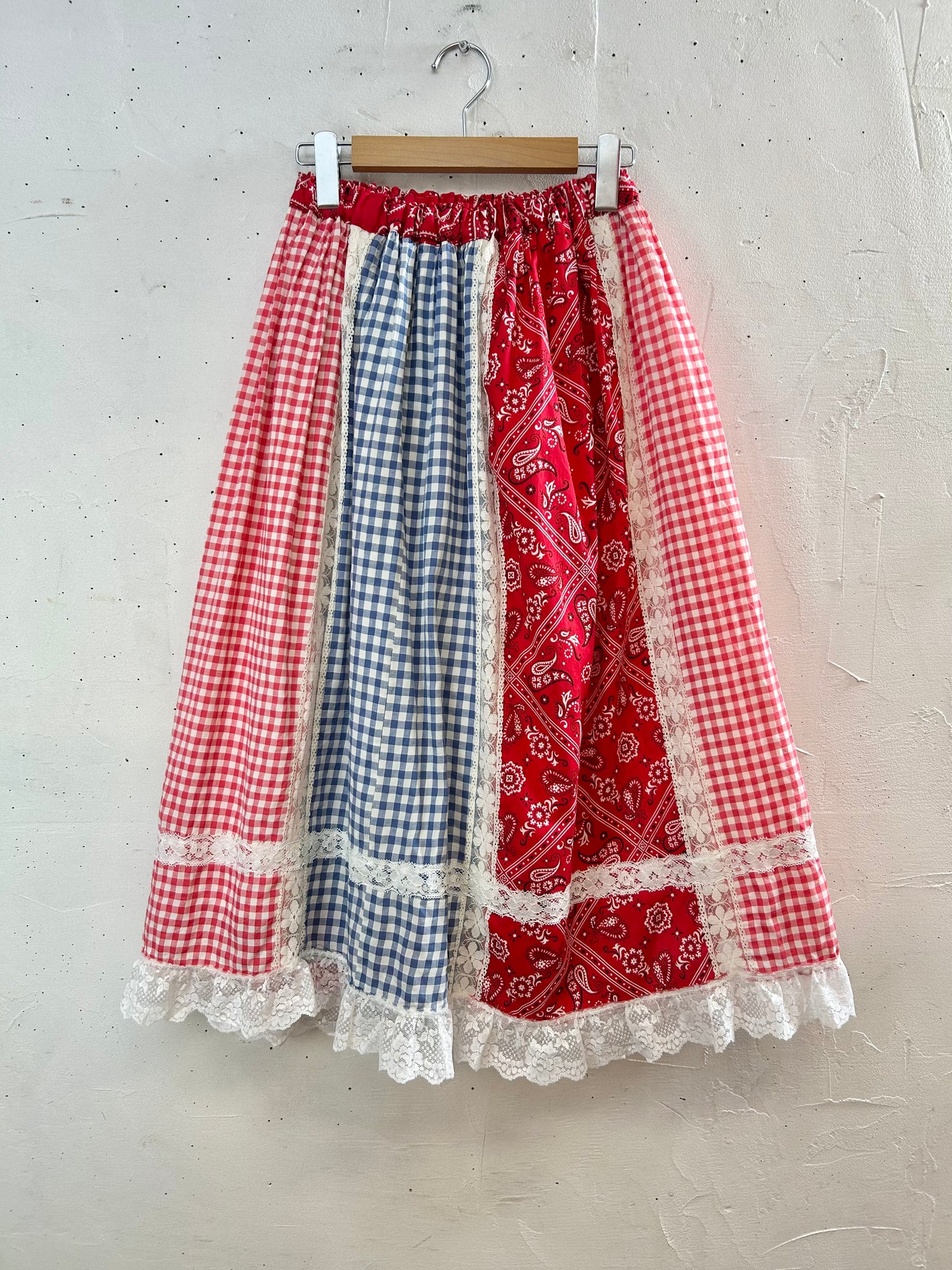 Vintage Patchwork Skirt [D29905]