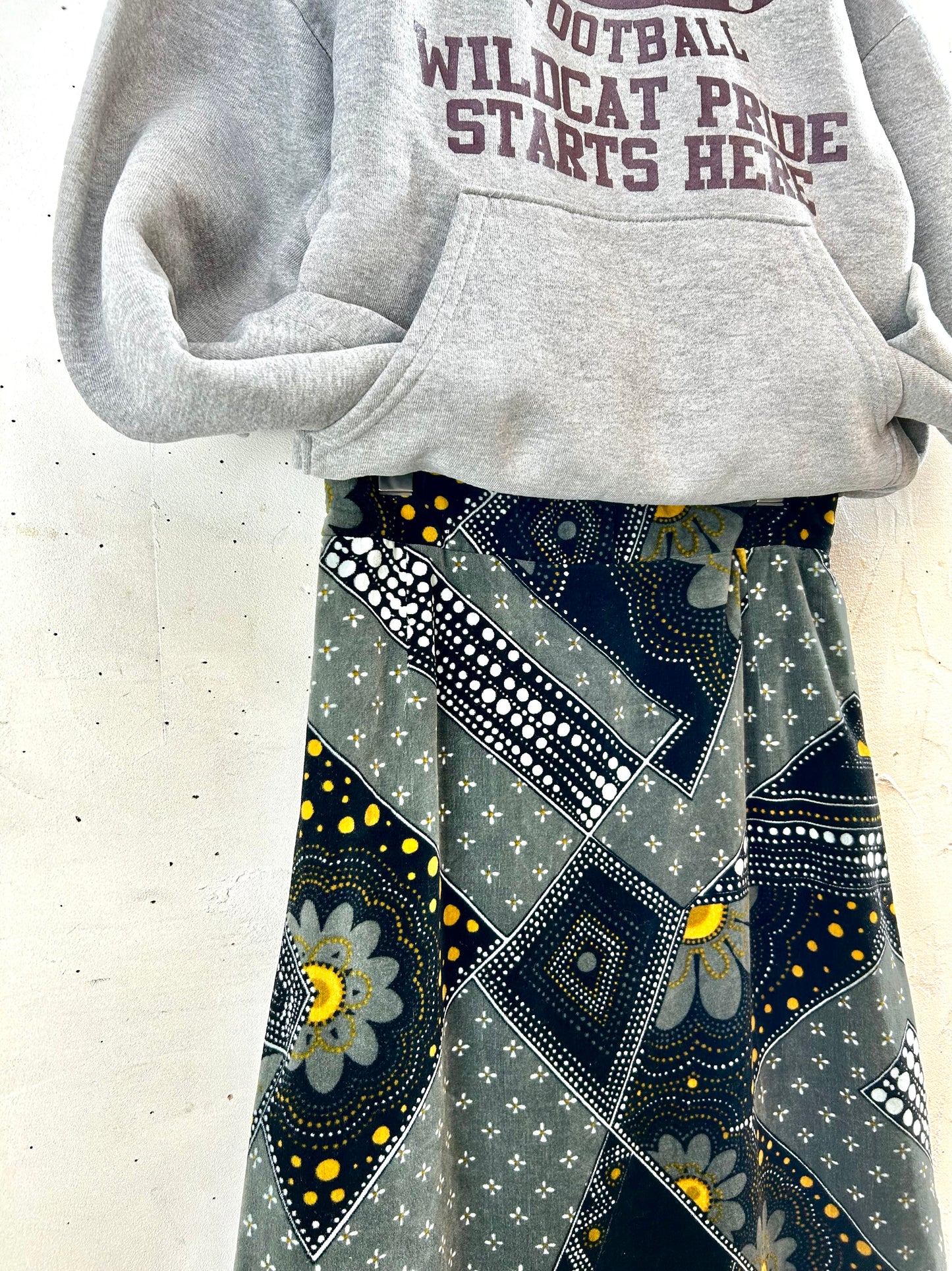 Vintage velours Skirt [J28791]
