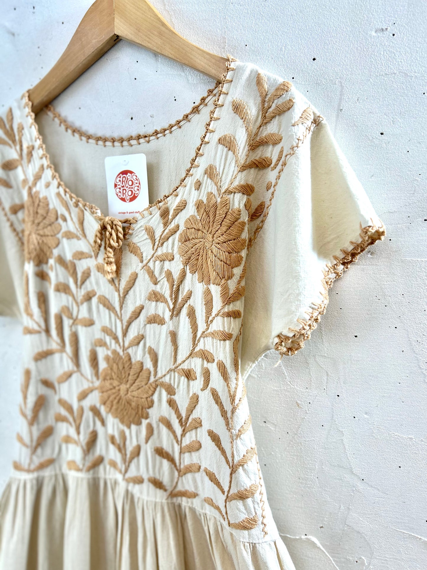 Mexican Embroiled Dress [E30318]