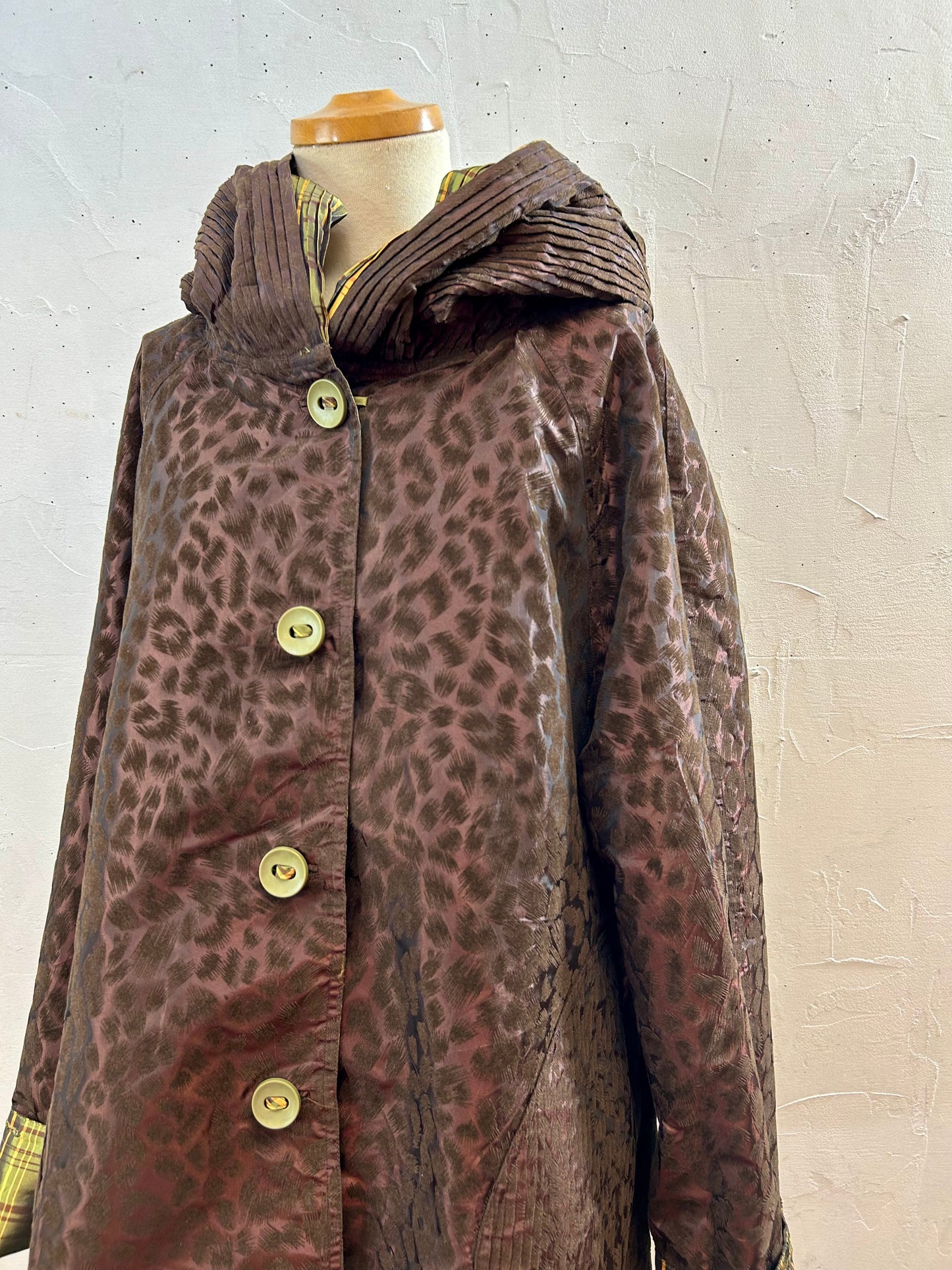 Vintage Reversible Light Coat [J28576]