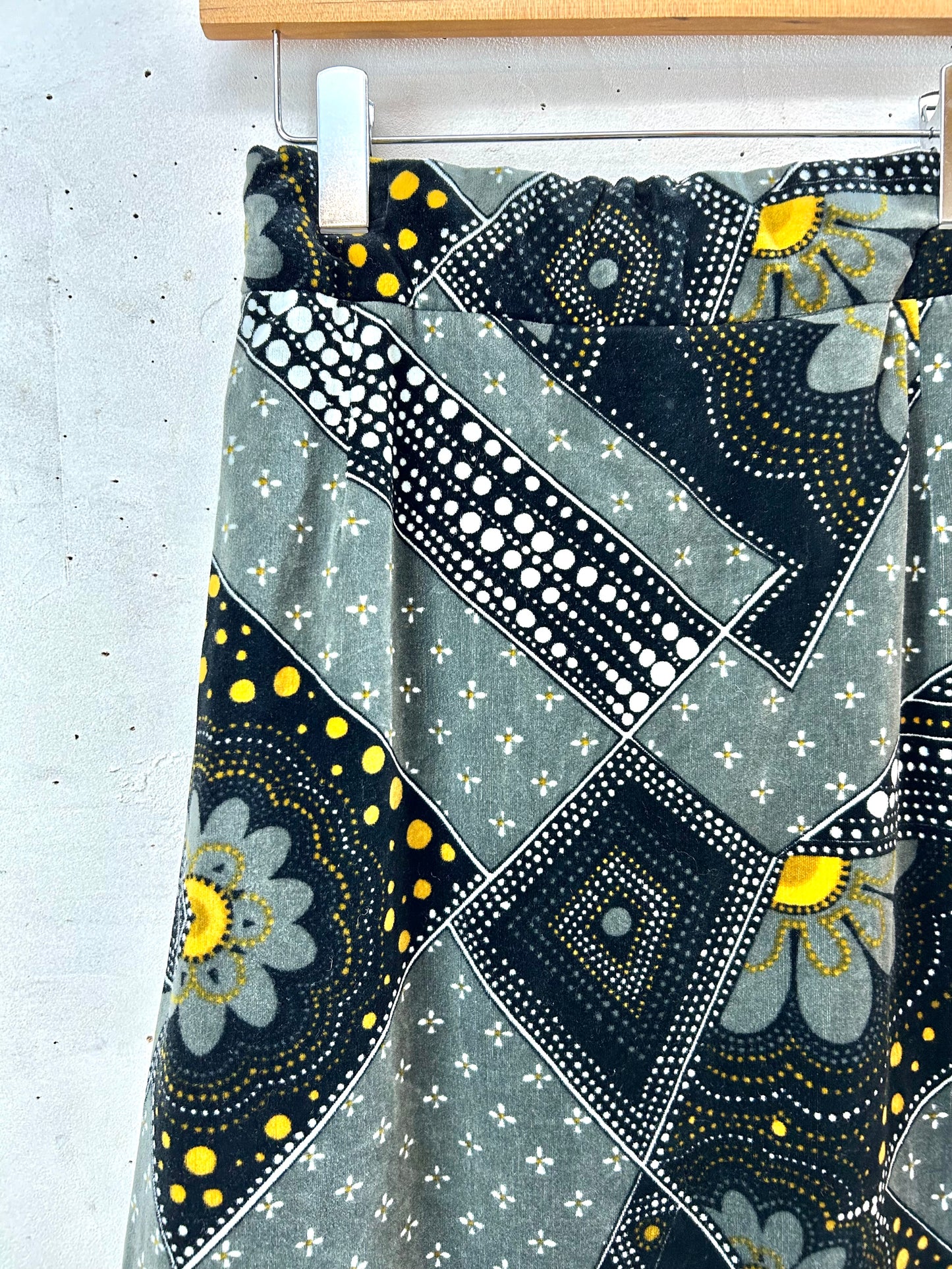 Vintage velours Skirt [J28791]