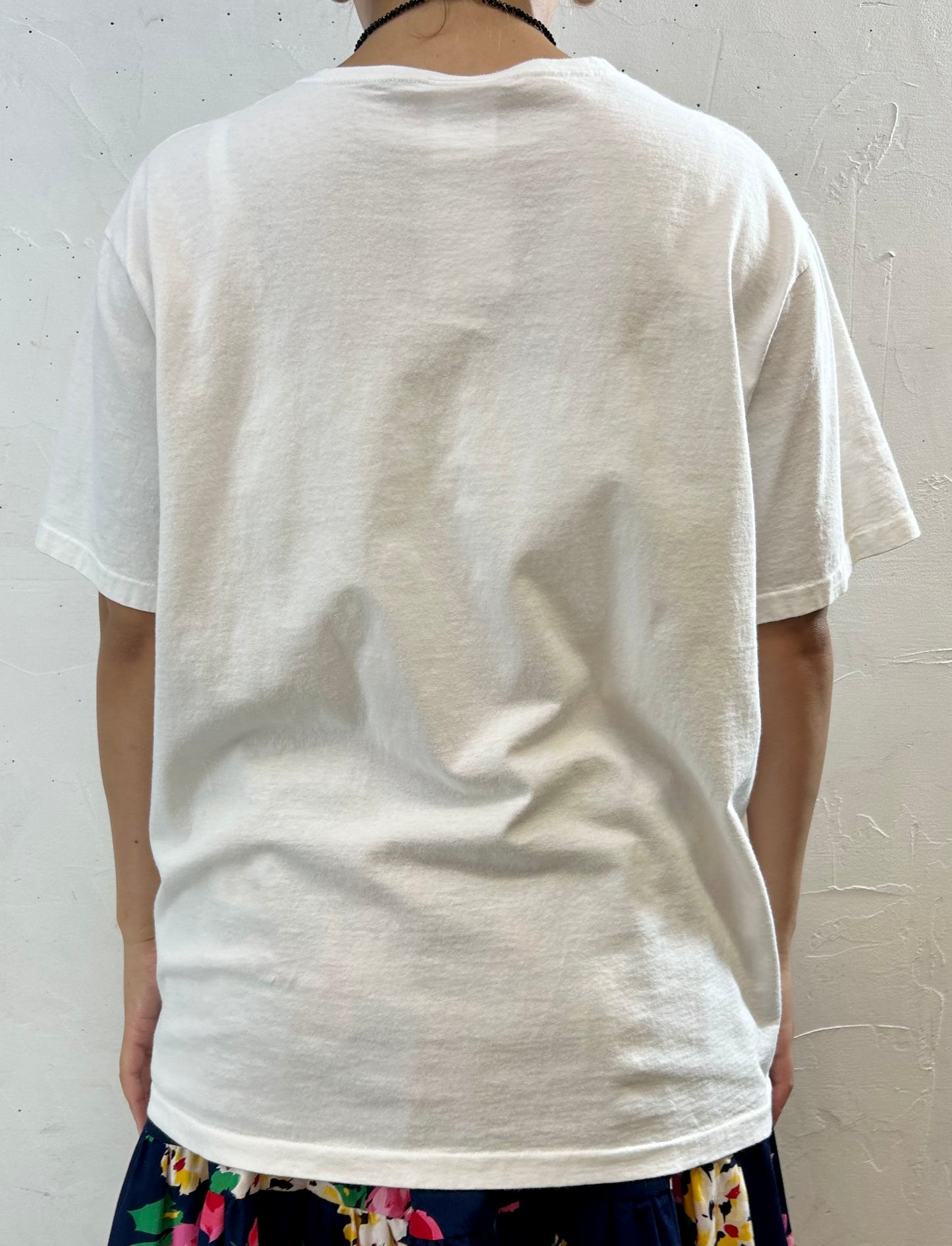 Vintage Cross Stitch T-Shirt MADE IN USA 〜Hanes〜 [G27985]