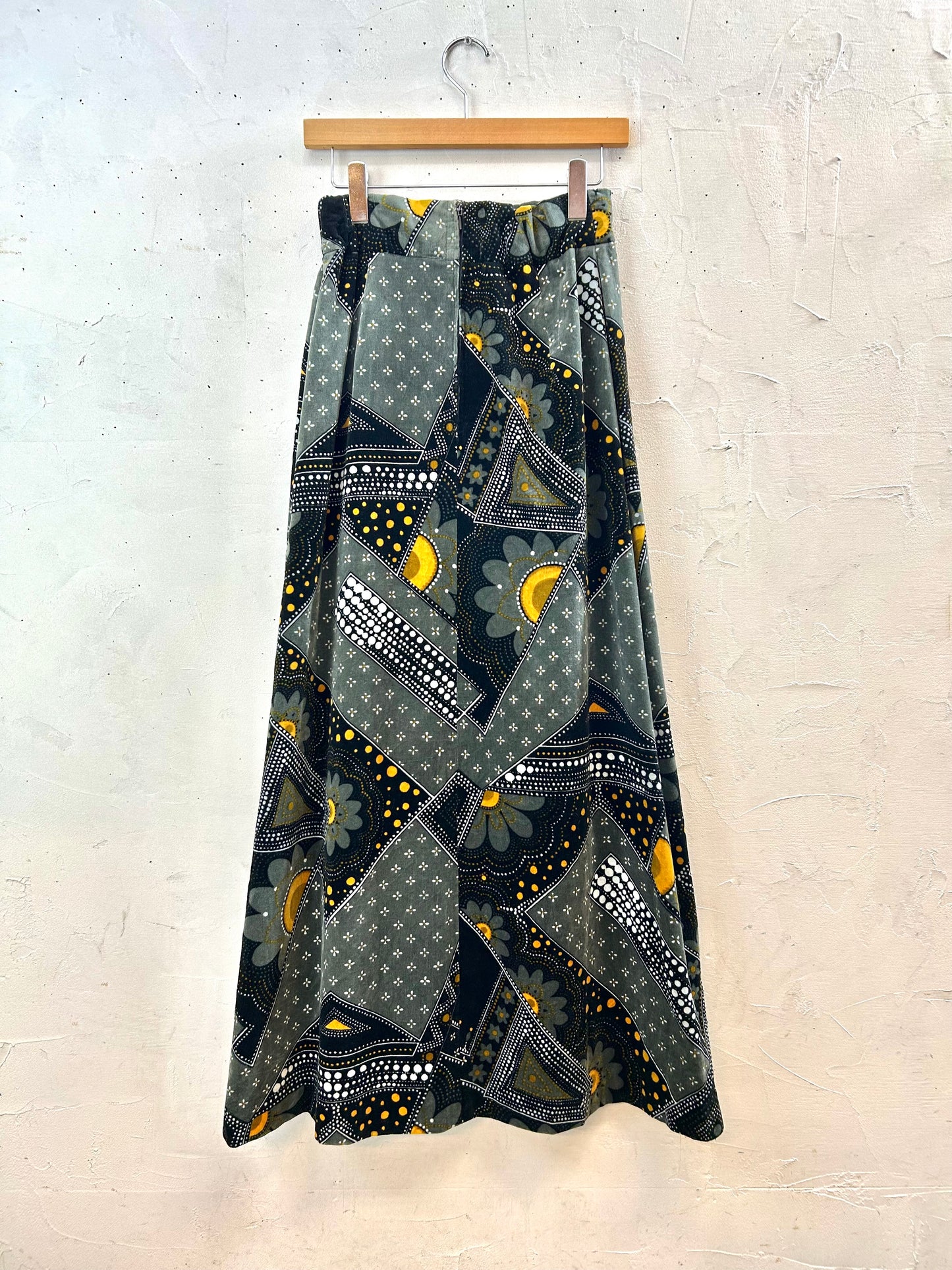 Vintage velours Skirt [J28791]