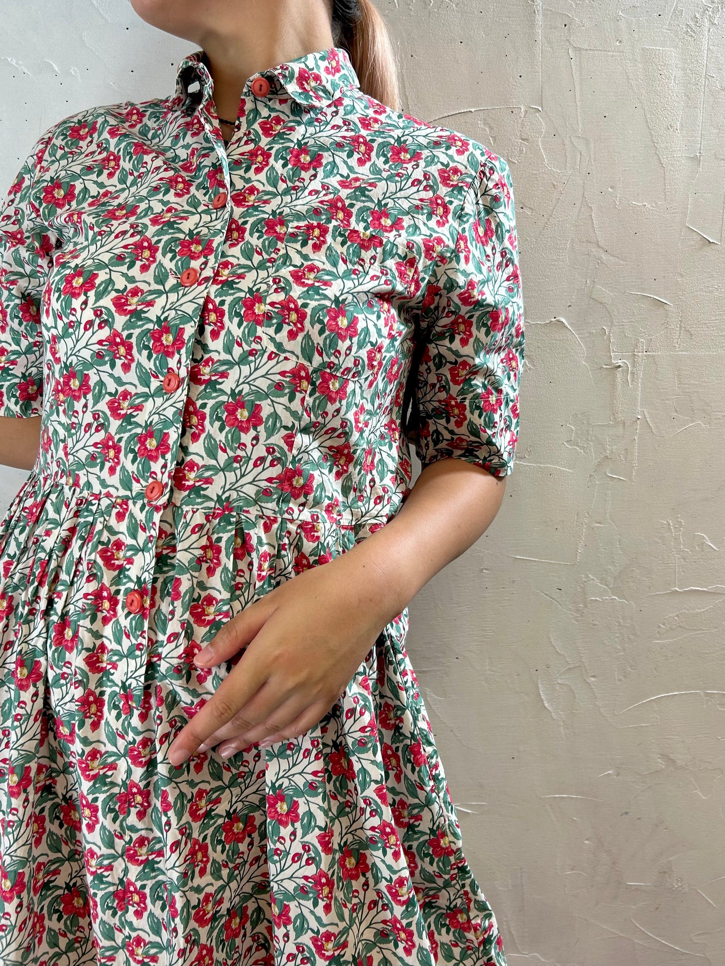 Vintage Flower Dress [G27843]