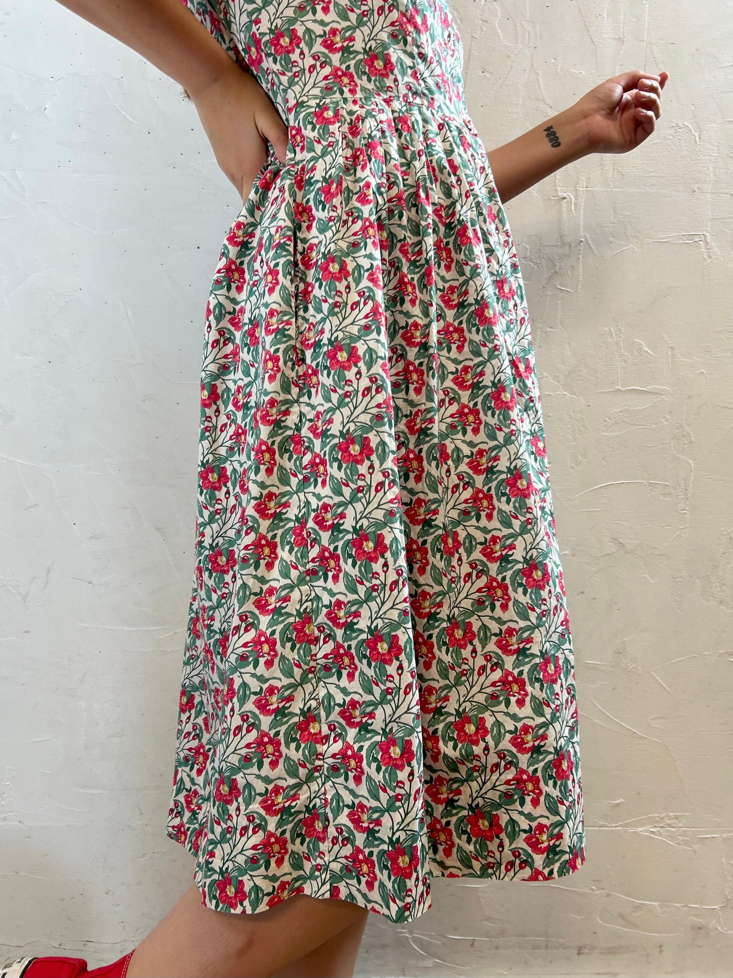 Vintage Flower Dress [G27843]