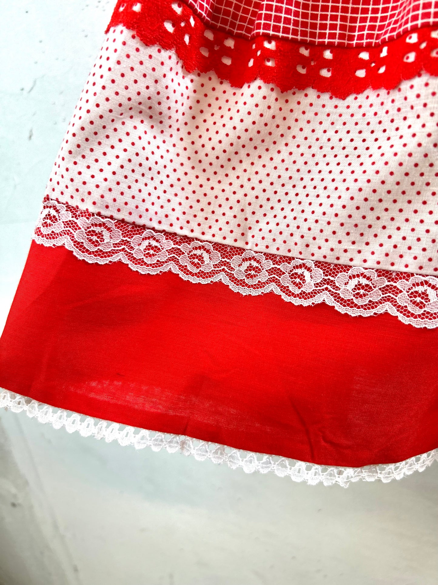 '70sVintage Tiered Skirt MADE IN USA [F30530]