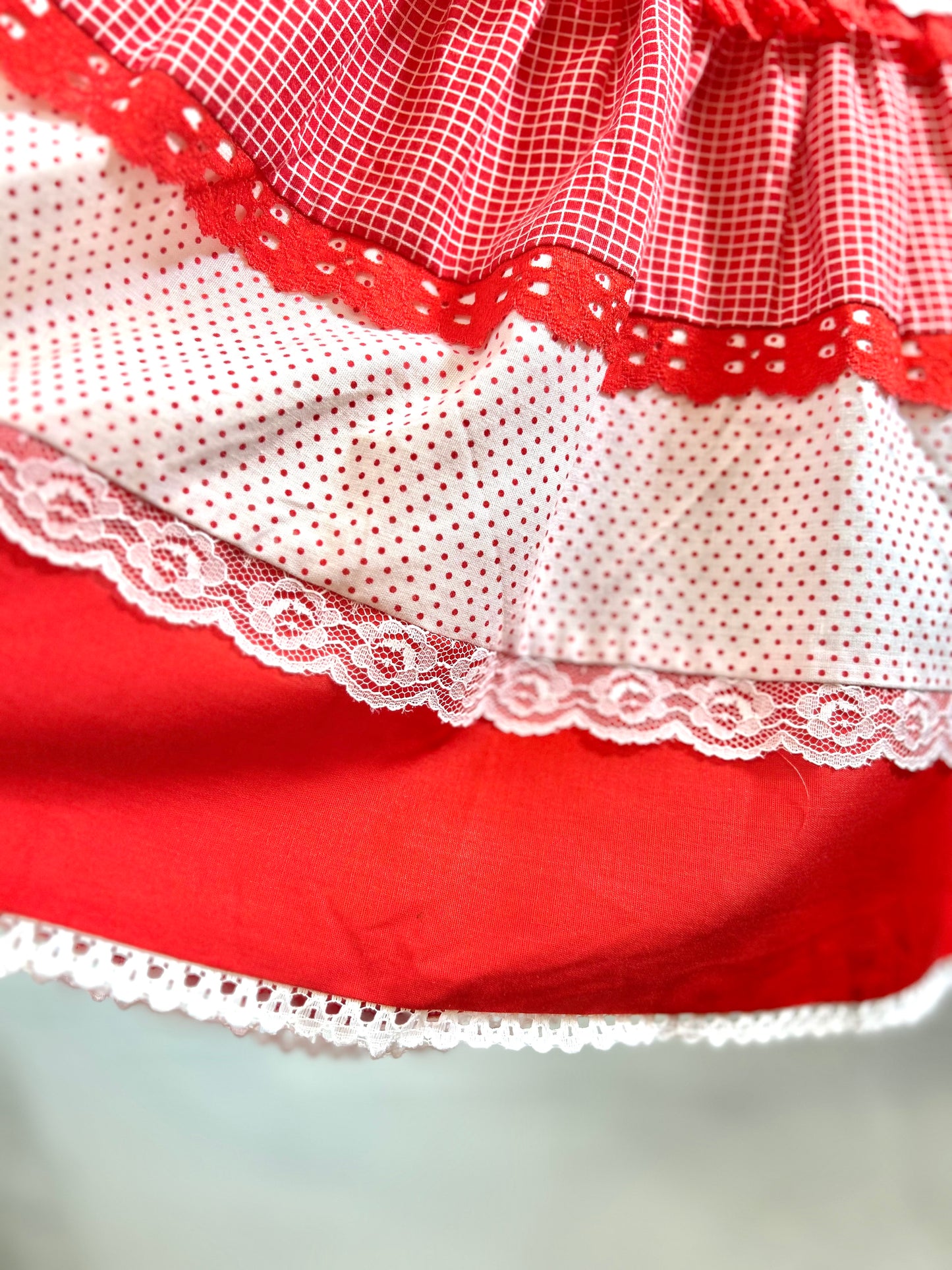 '70sVintage Tiered Skirt MADE IN USA [F30530]