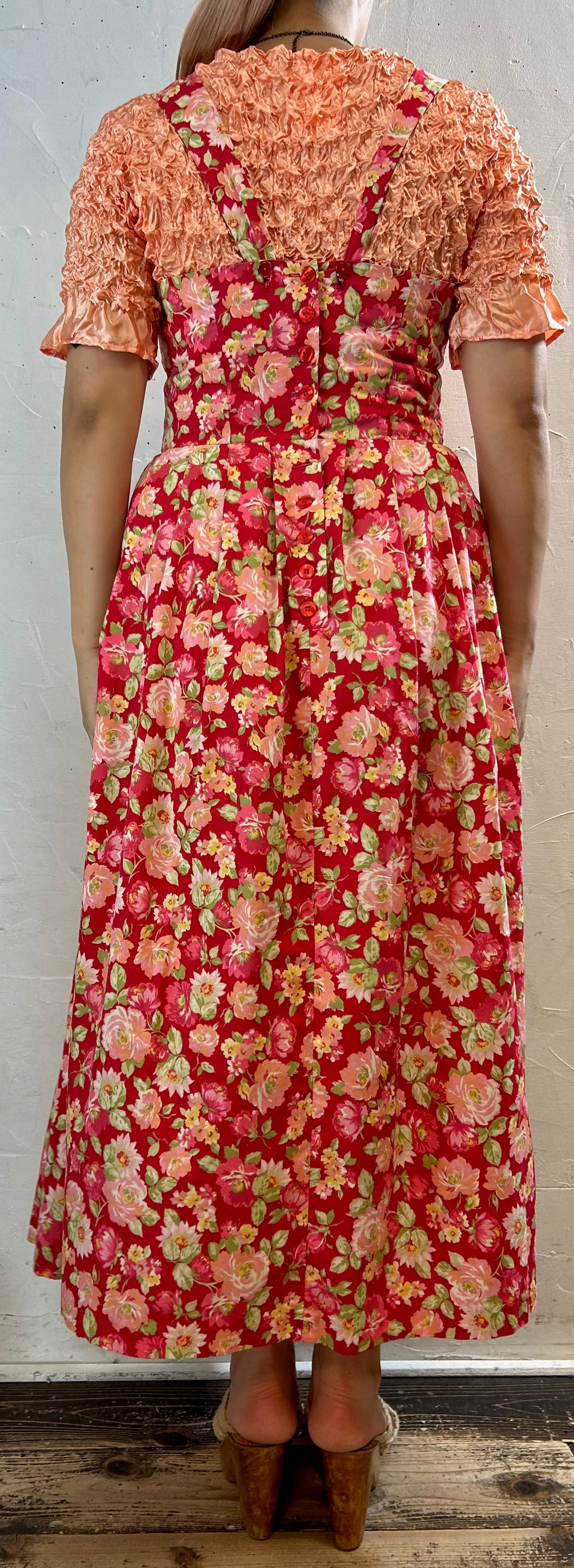 Vintage Flower Dress 〜Laura Ashley〜 [G27842]