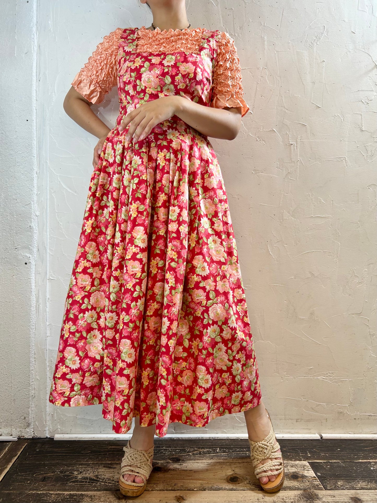 Vintage Flower Dress 〜Laura Ashley〜 [G27842]