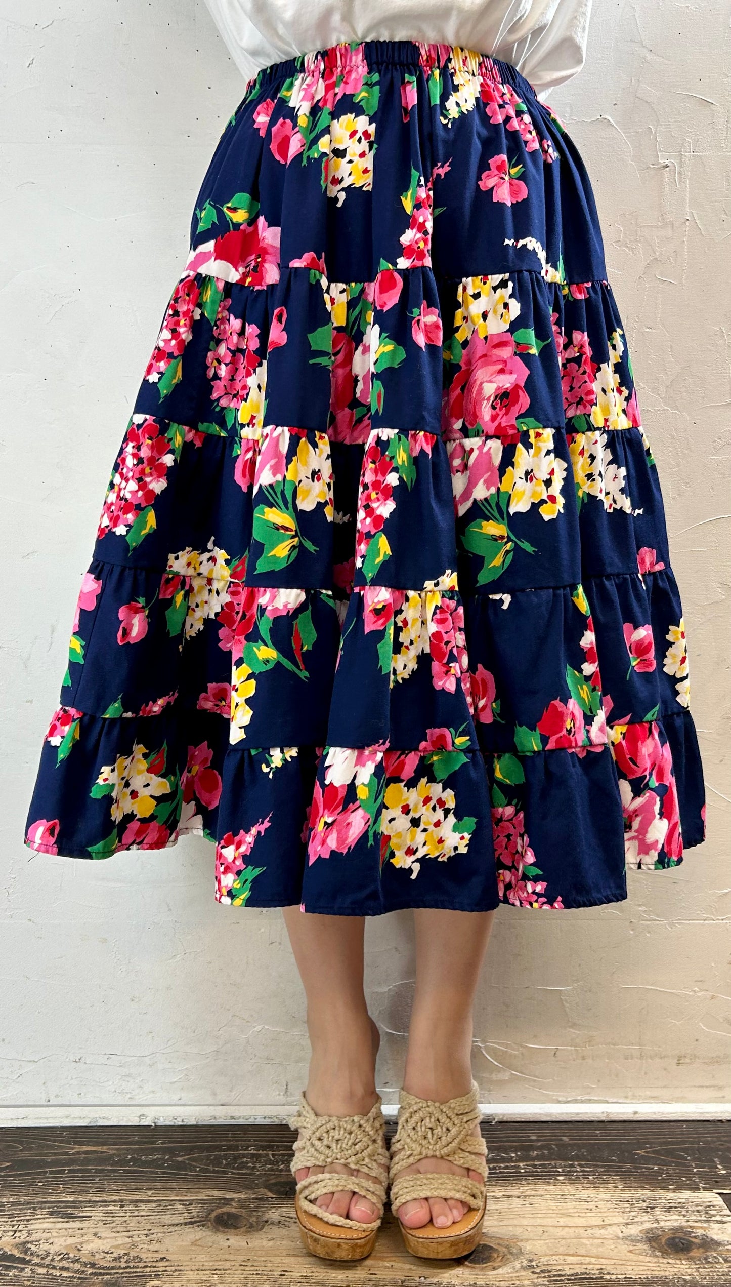 Vintage Tiered Skirt [G27986]