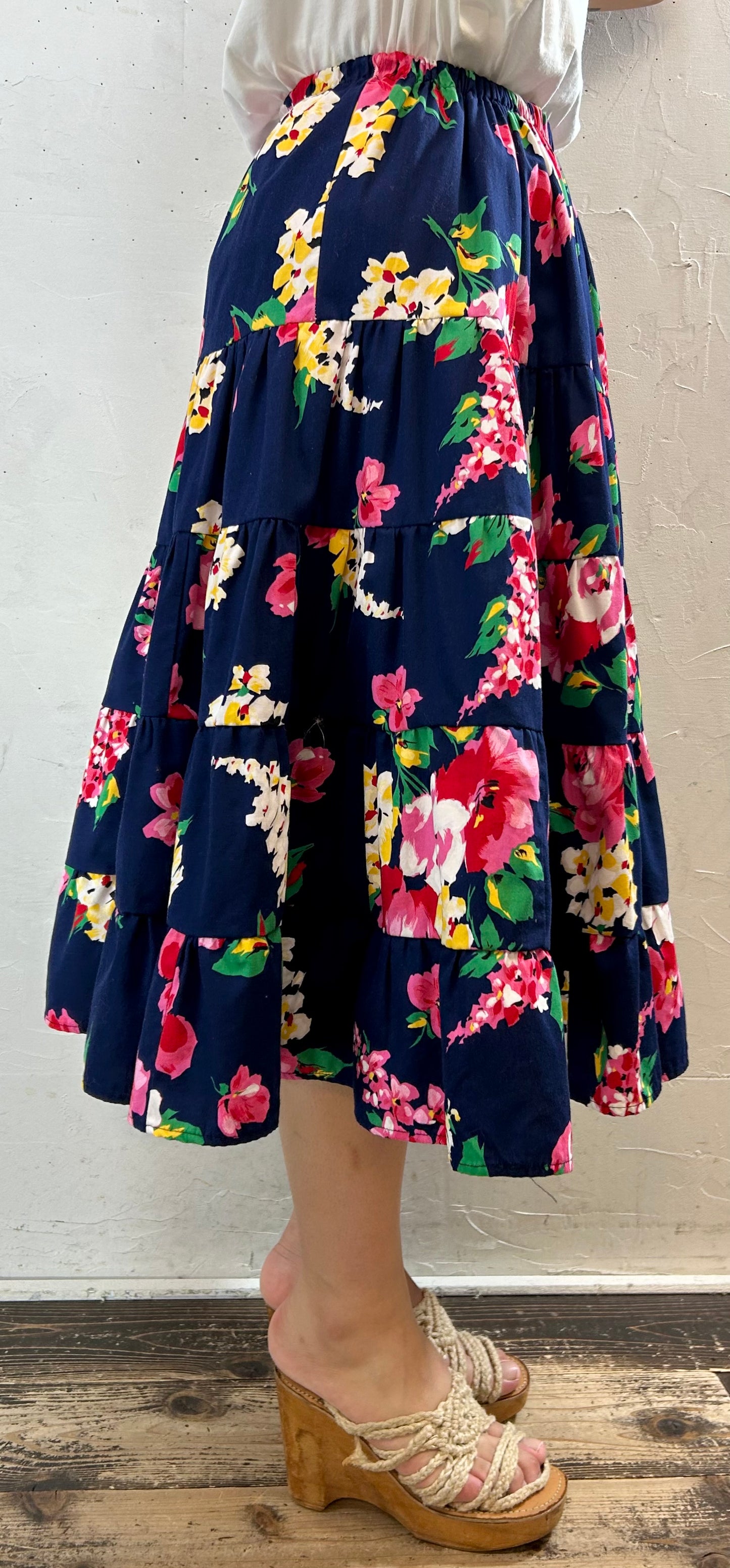 Vintage Tiered Skirt [G27986]