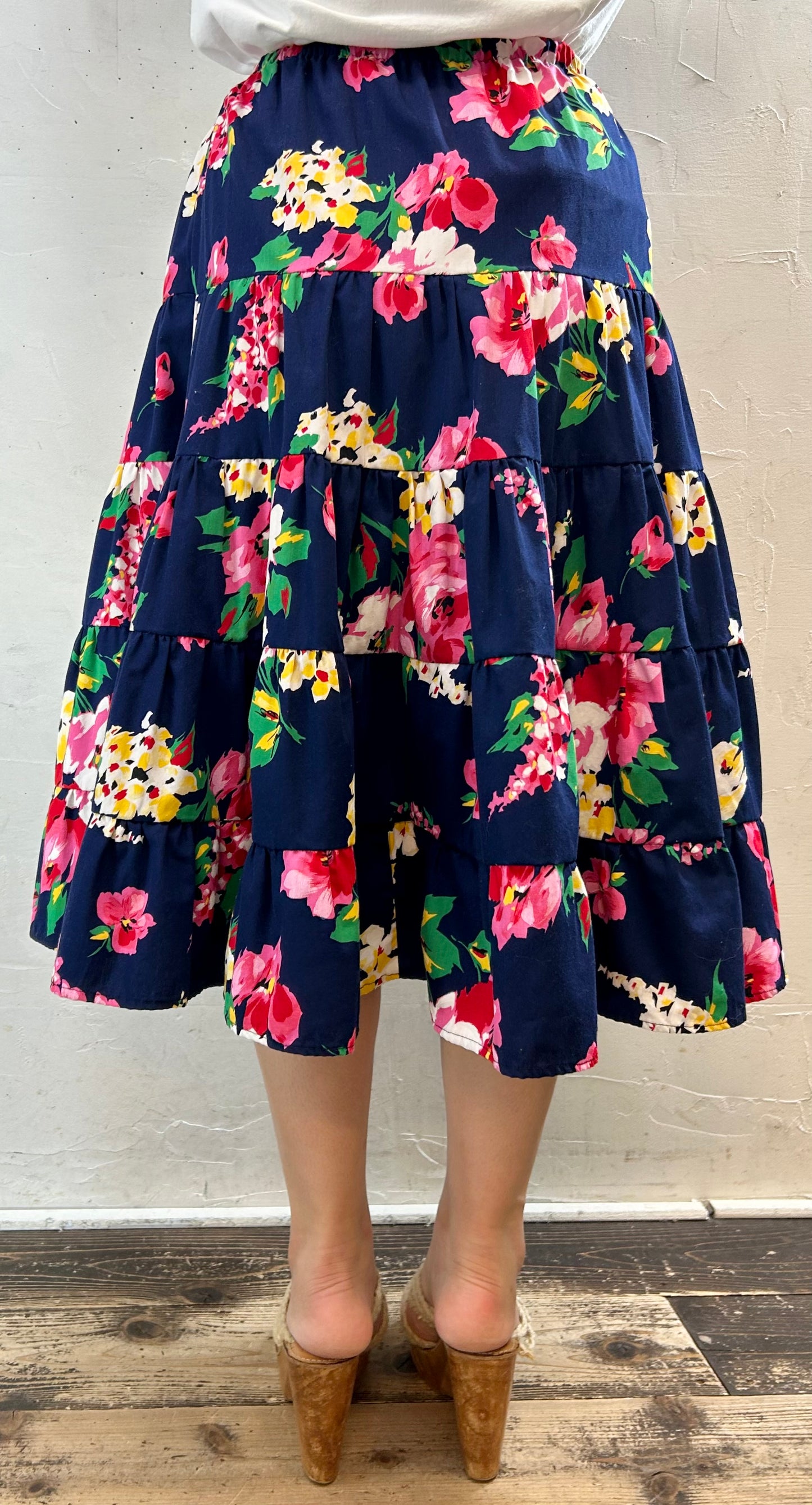 Vintage Tiered Skirt [G27986]