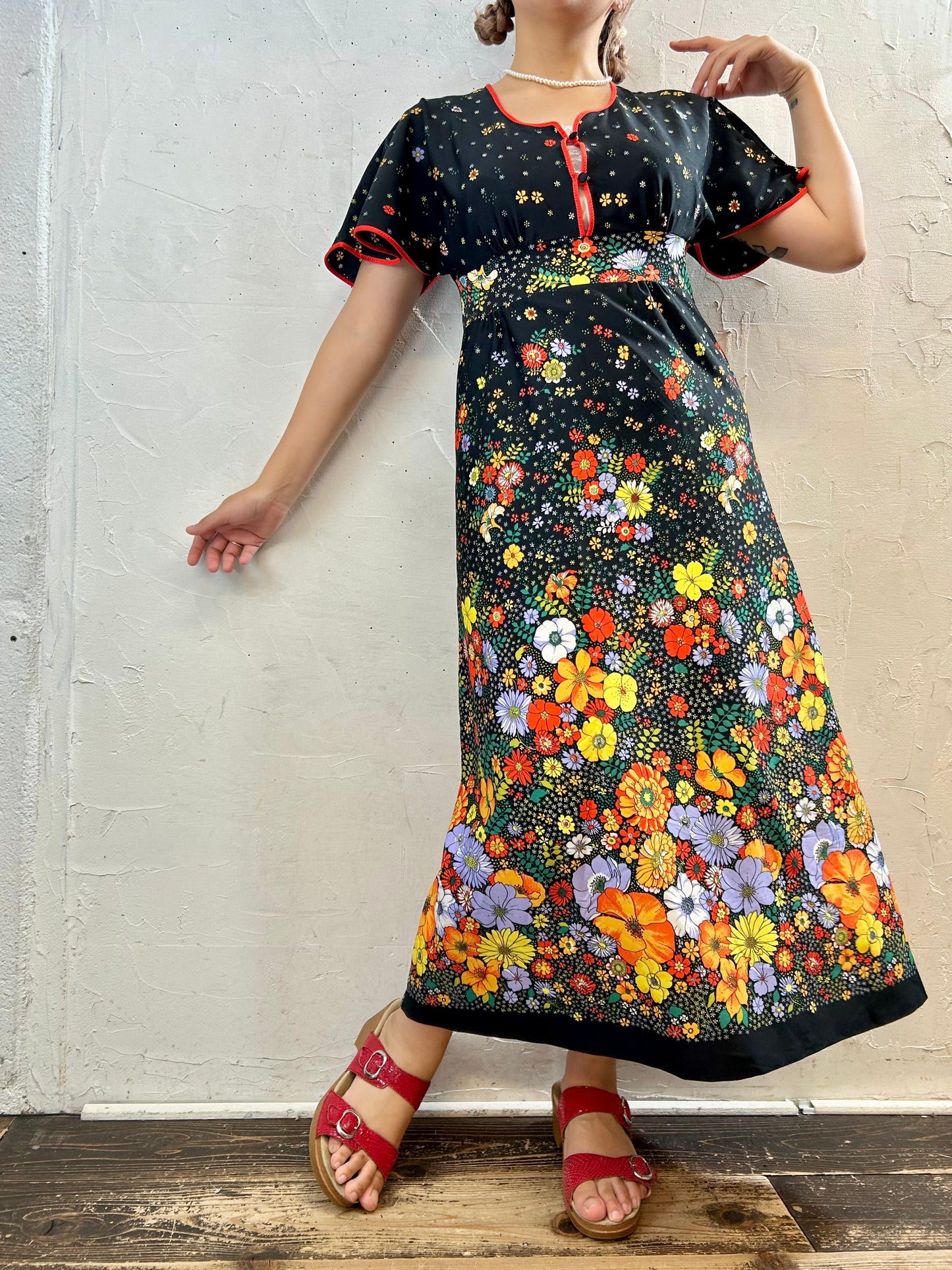 ’70s Vintage Dress [H28169]