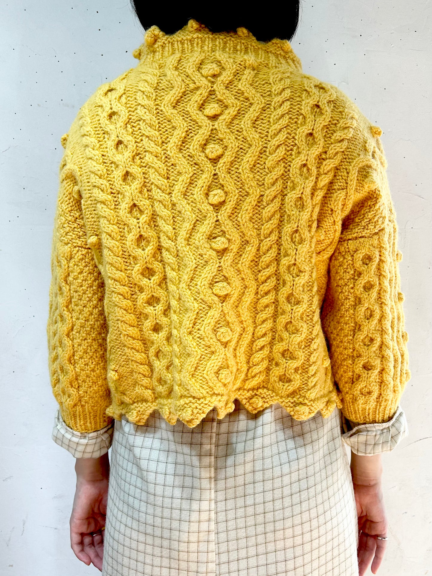 Vintage Irish Hand Knit Sweater [J25217]