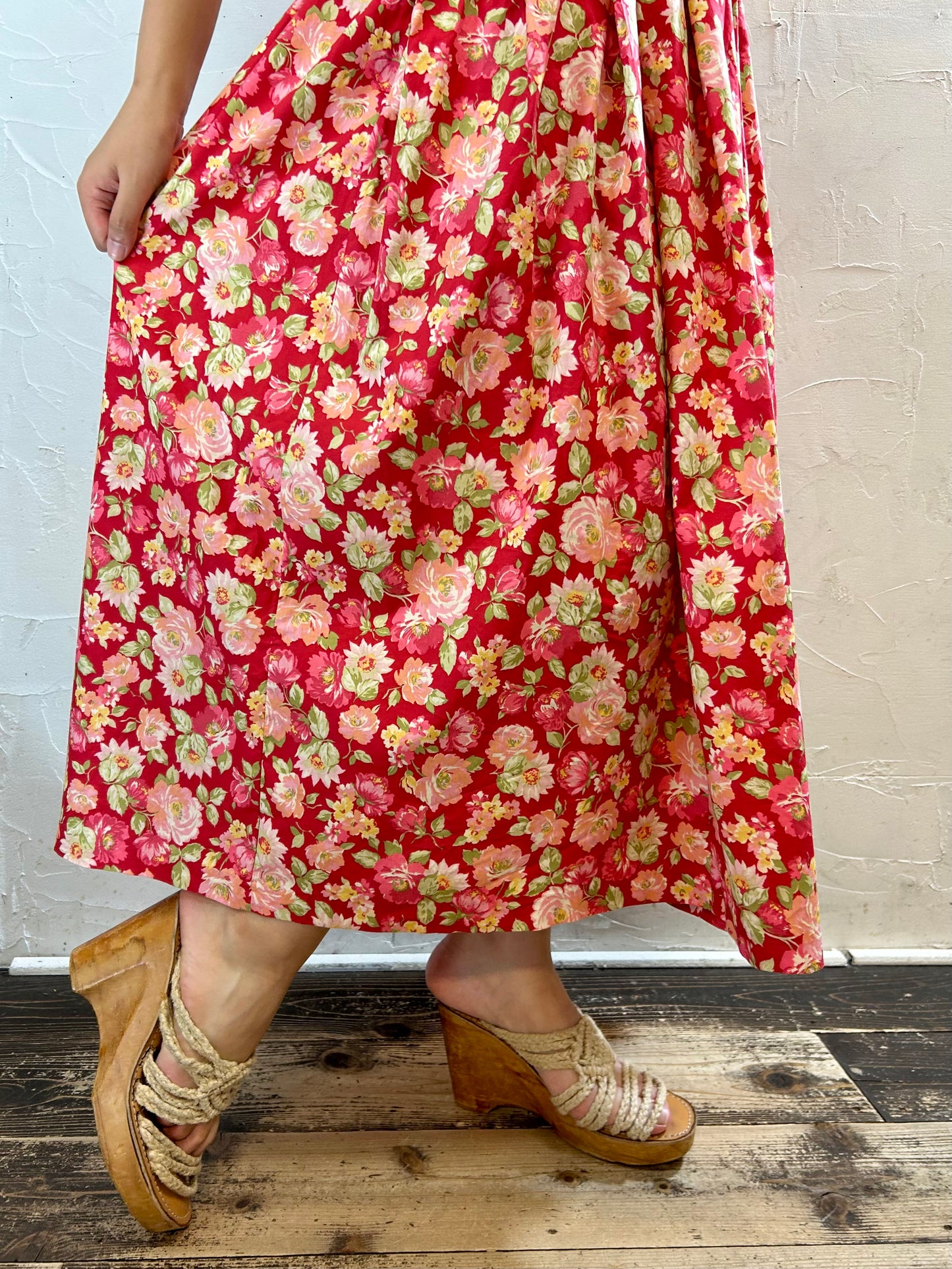 Vintage Flower Dress 〜Laura Ashley〜 [G27842]