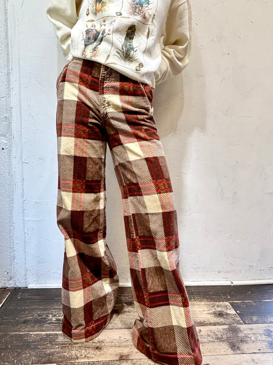 ’70s Vintage Corduroy Flare Pants〜h.i.s〜 [K25491]