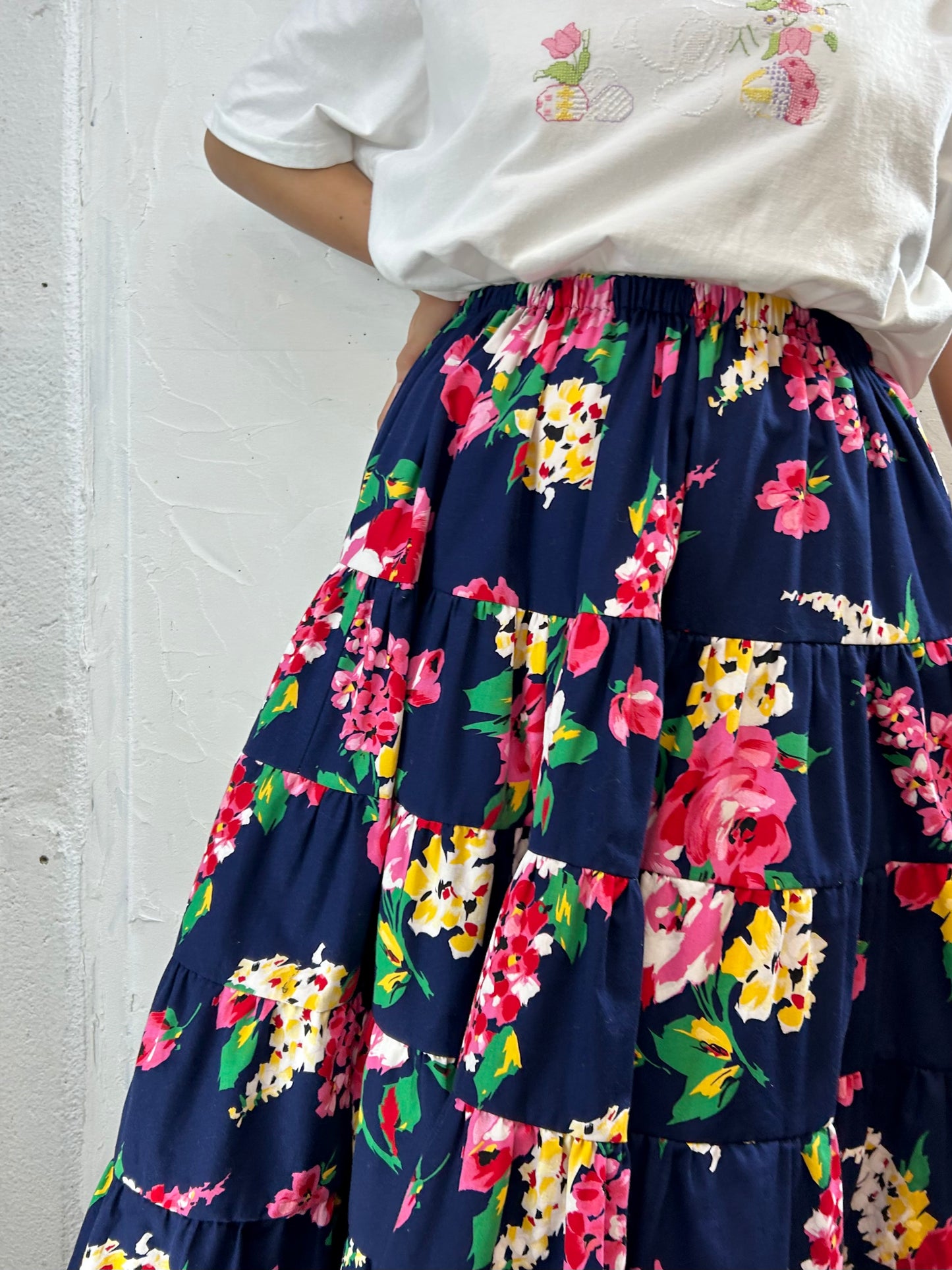 Vintage Tiered Skirt [G27986]