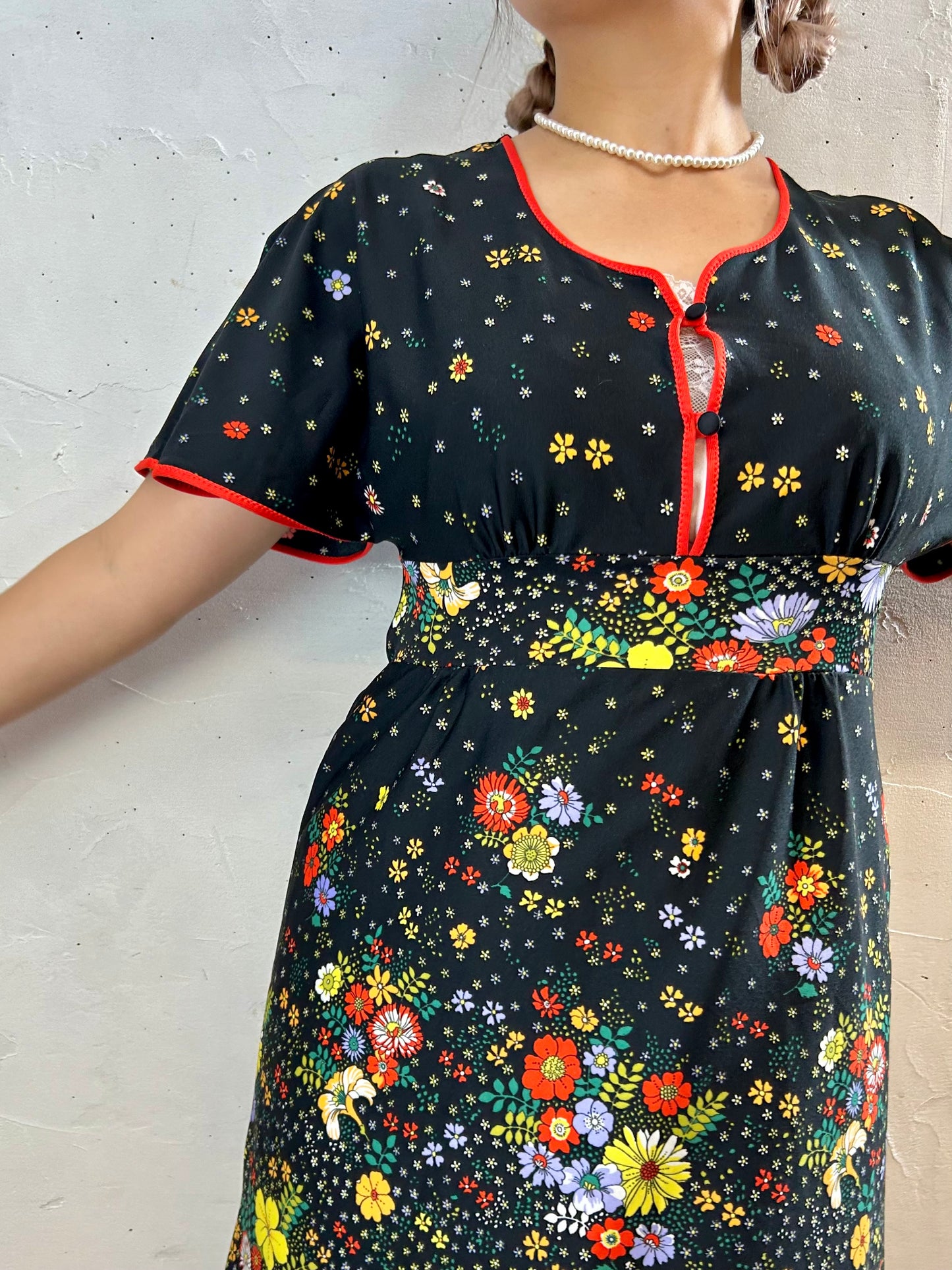 ’70s Vintage Dress [H28169]