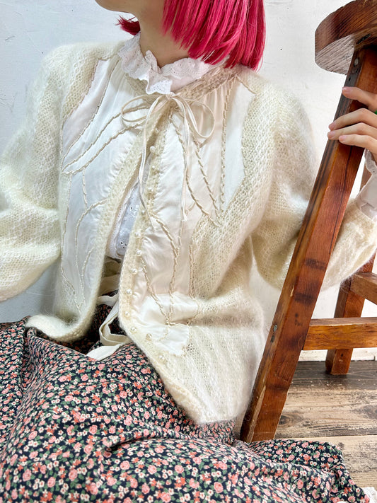 Vintage Knit Cardigan [J25190]