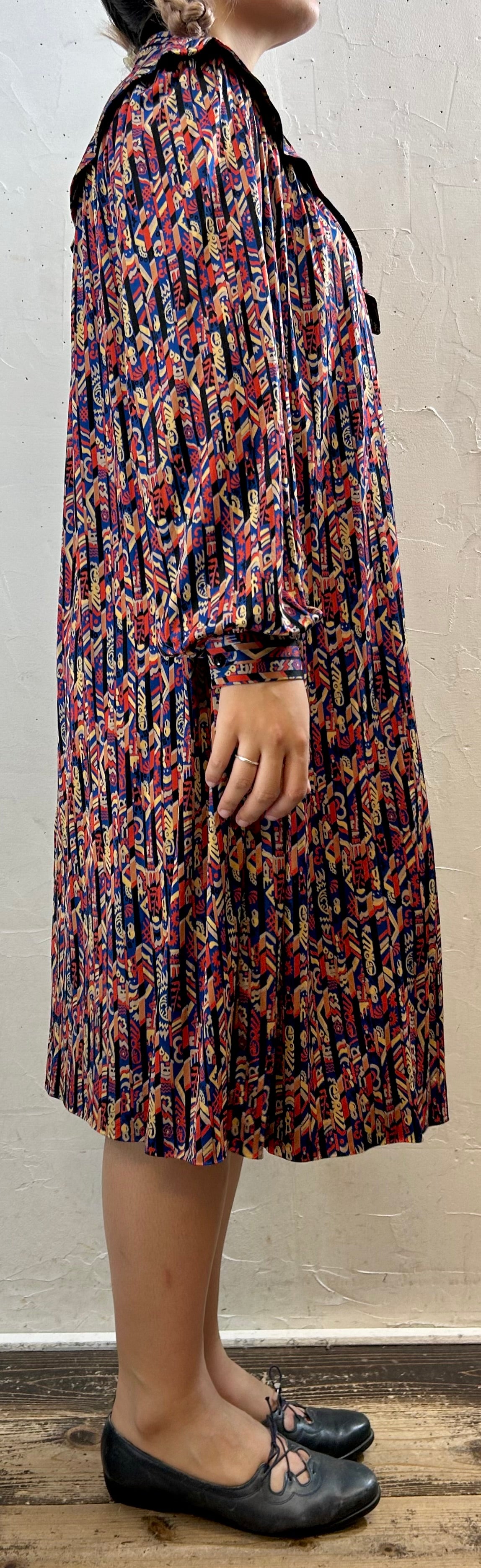 Vintage Dress MADE IN FRANCE [H28161]
