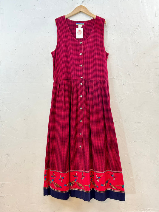 Vintage Corduroy Over Dress MADE IN JAPAN 〜BRyN CONNelly〜 [K28796]
