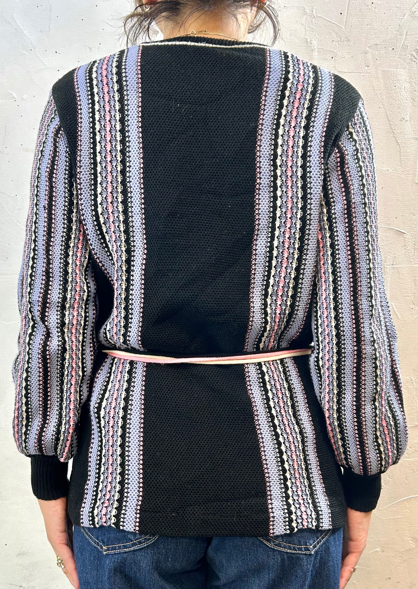 ’70s Vintage Stripe Knit Sweater [I28362]