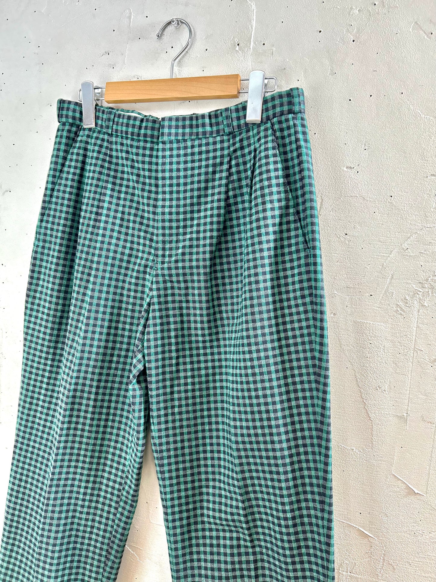 Vintage Plaid Pants  [C29673]