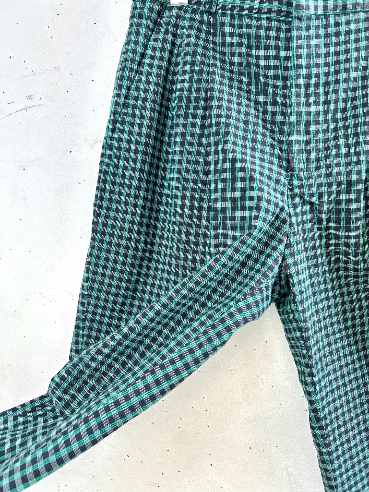 Vintage Plaid Pants  [C29673]