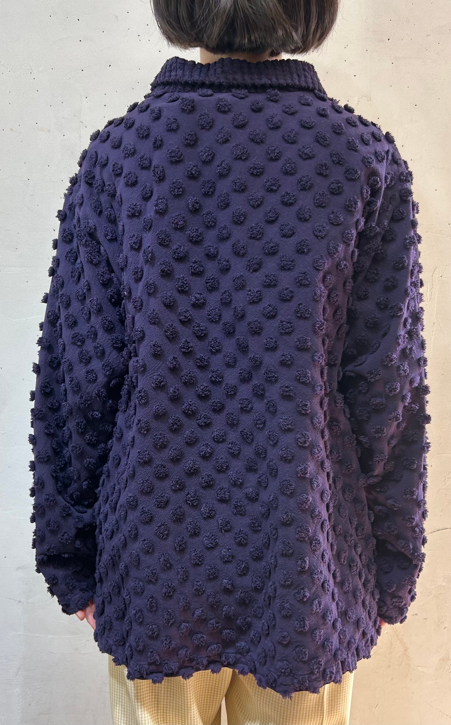 Vintage Chenille Weave Jacket MADE IN USA [H24812]