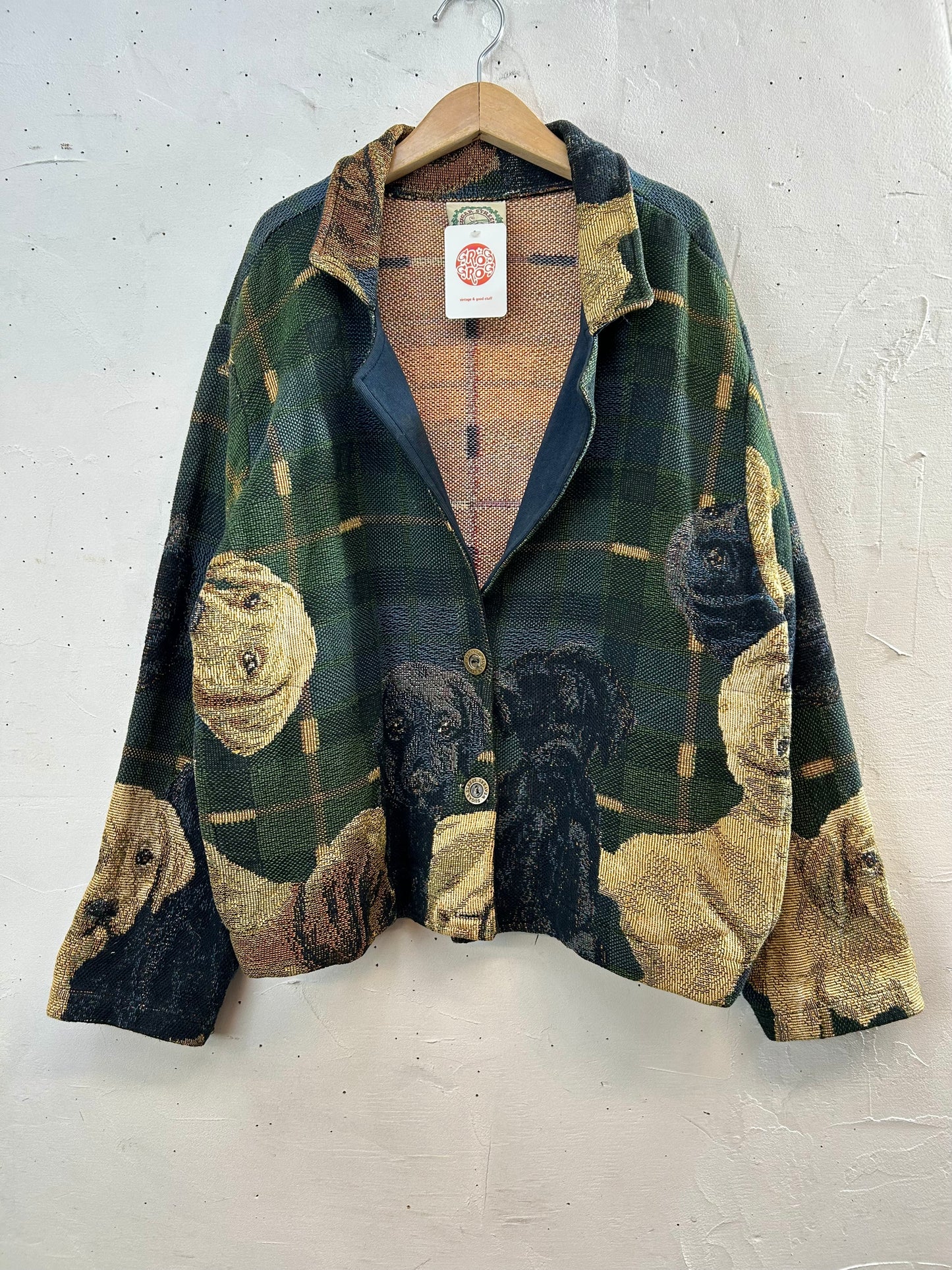 Vintage Rug Jacket MADE IN USA 〜SUGAR STREET WEAVERS〜 [A29250]
