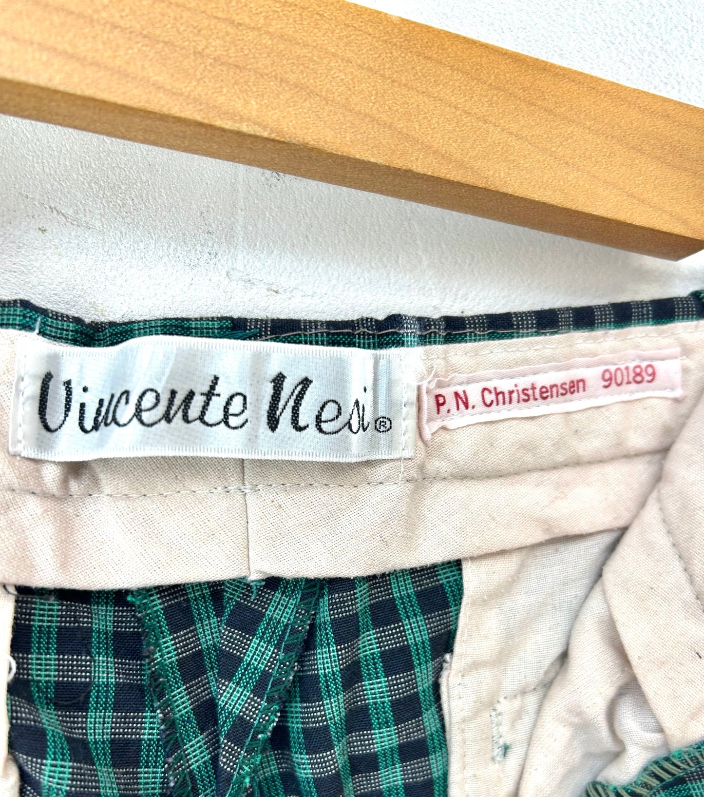 Vintage Plaid Pants  [C29673]