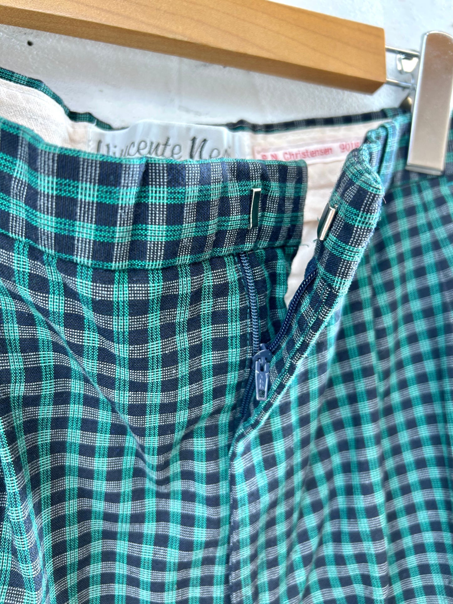 Vintage Plaid Pants  [C29673]