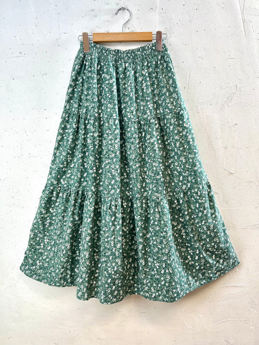 Vintage Tiered Skirt  [E30316]