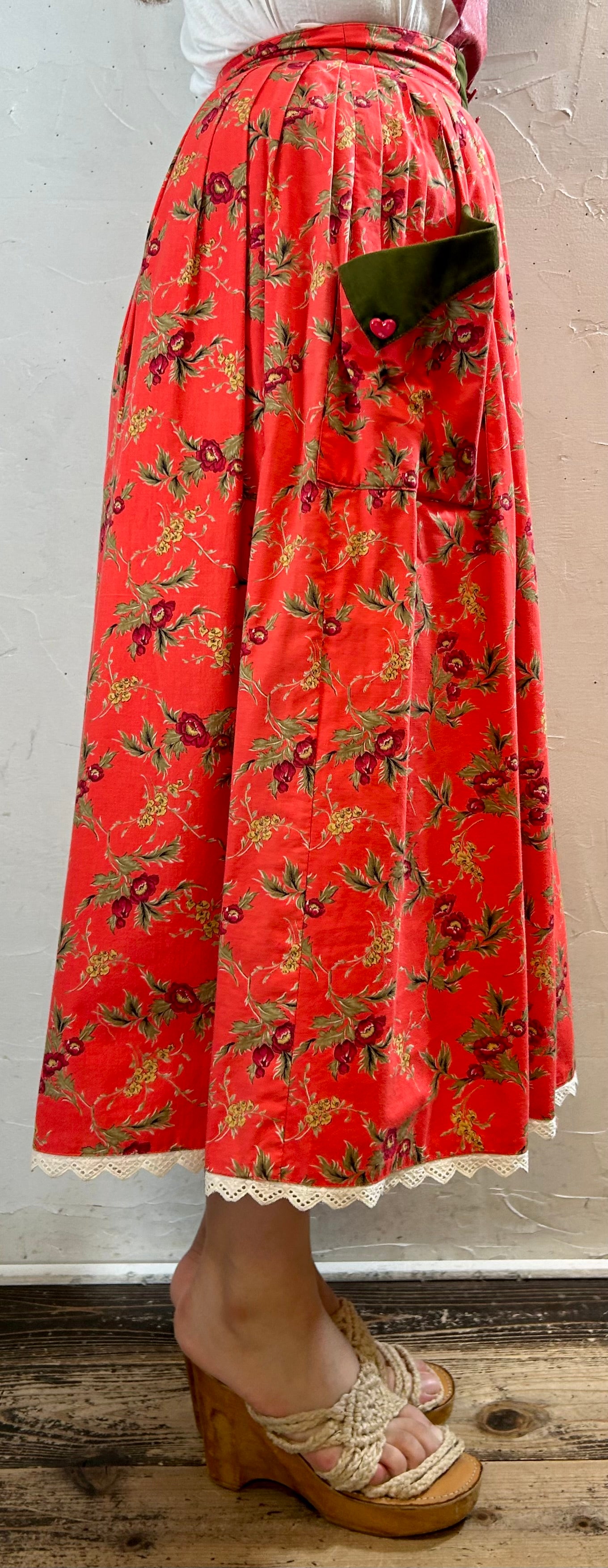 Vintage Tyrol Skirt 〜Alphorn〜 [G27839]