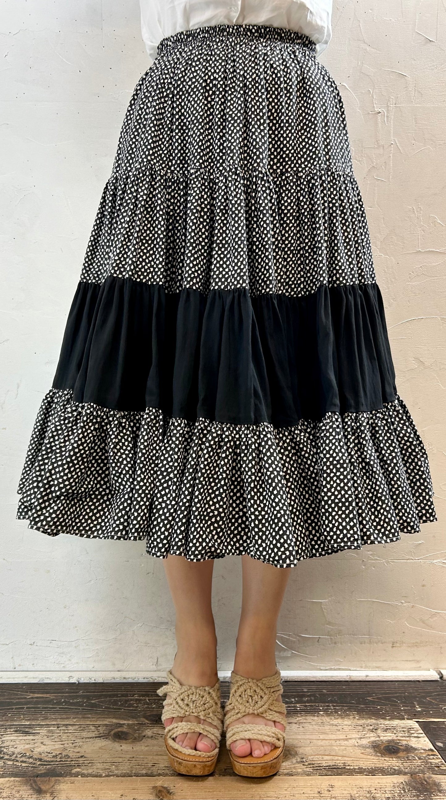 Vintage Tiered Skirt [G27987]