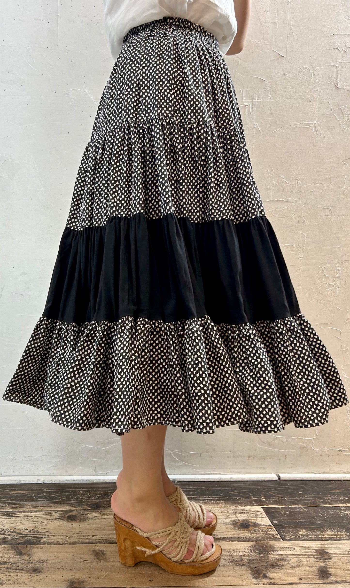 Vintage Tiered Skirt [G27987]