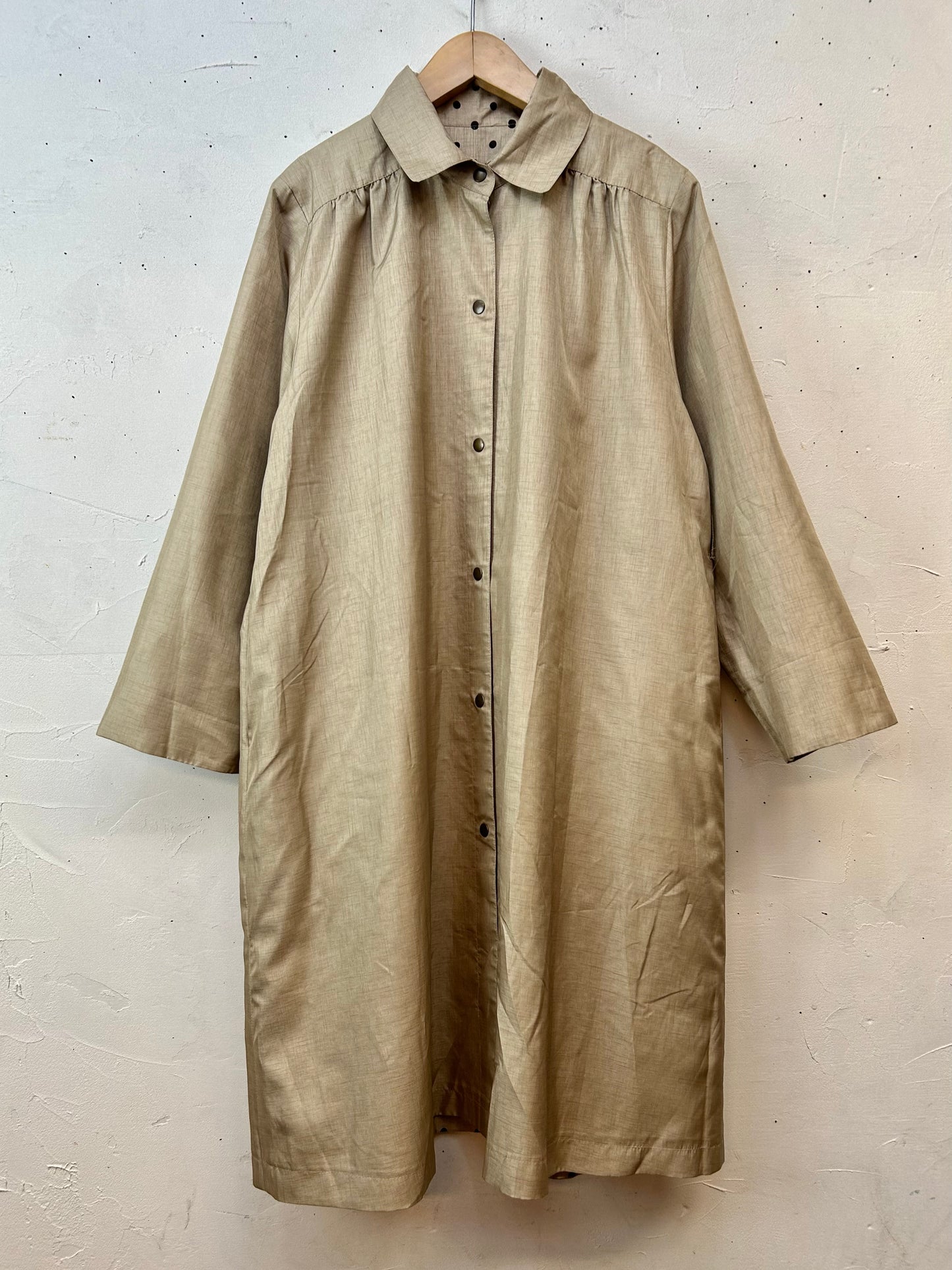 Vintage Reversible Light Coat [J28575]