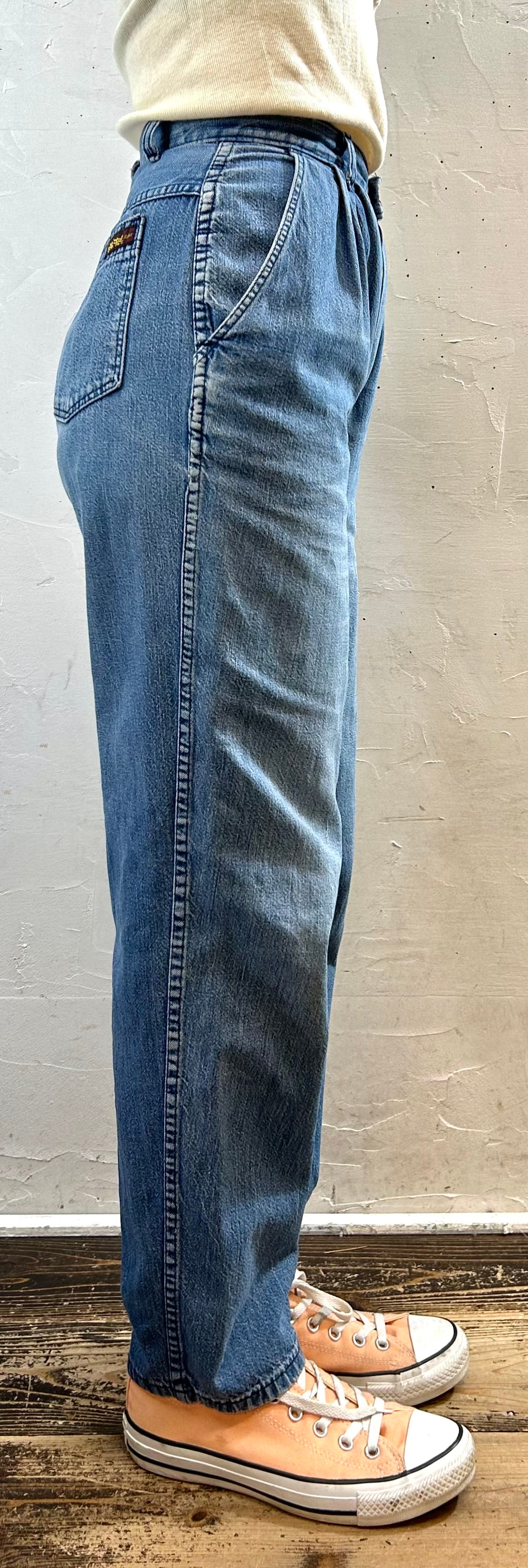 ’70s Vintage Denim Pants  [I28583]